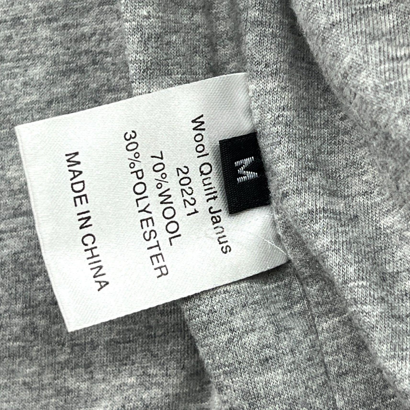 Vintage Mads Norgaard Wool jacket Jacket Mens Medium Full Zip Lined Gray Quilted Size US M / EU 48-50 / 2 - 6 Thumbnail