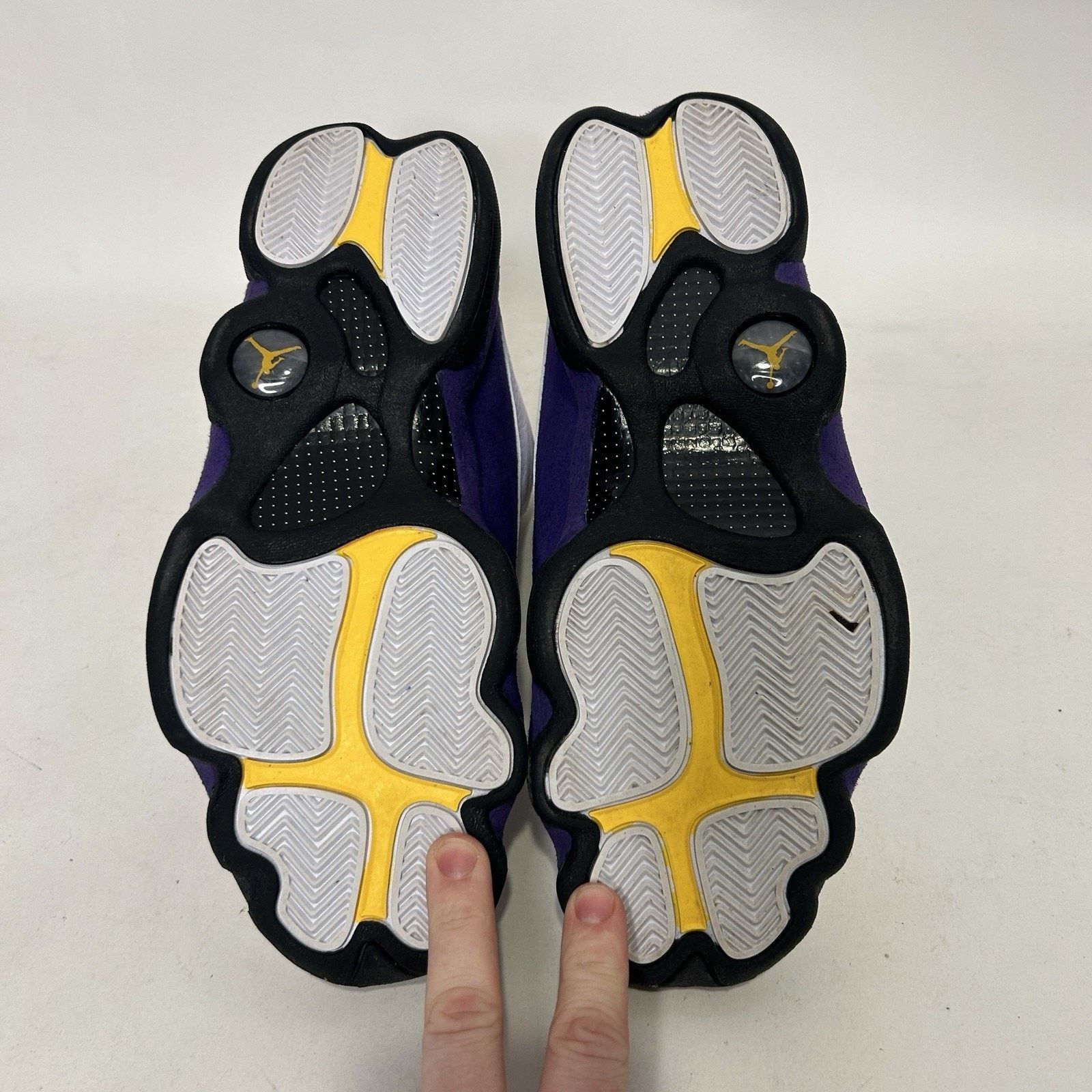 Jordan Brand Nike Shoes Air Jordan 13 Retro OG “Lakers/Purple White” Size US 10.5 / EU 43-44 - 7 Thumbnail