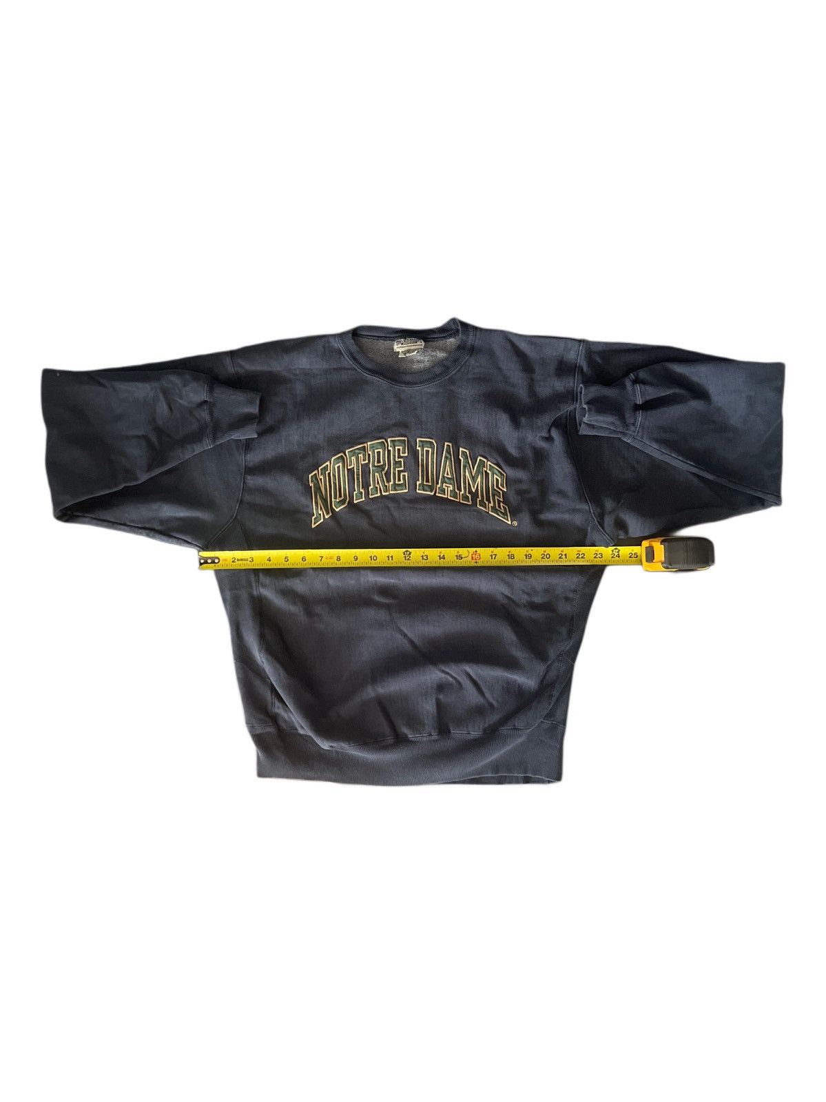 Steve And Barrys Vintage Notre Dame Crewneck Sweatshirt XL Navy Size US L / EU 52-54 / 3 - 8 Thumbnail