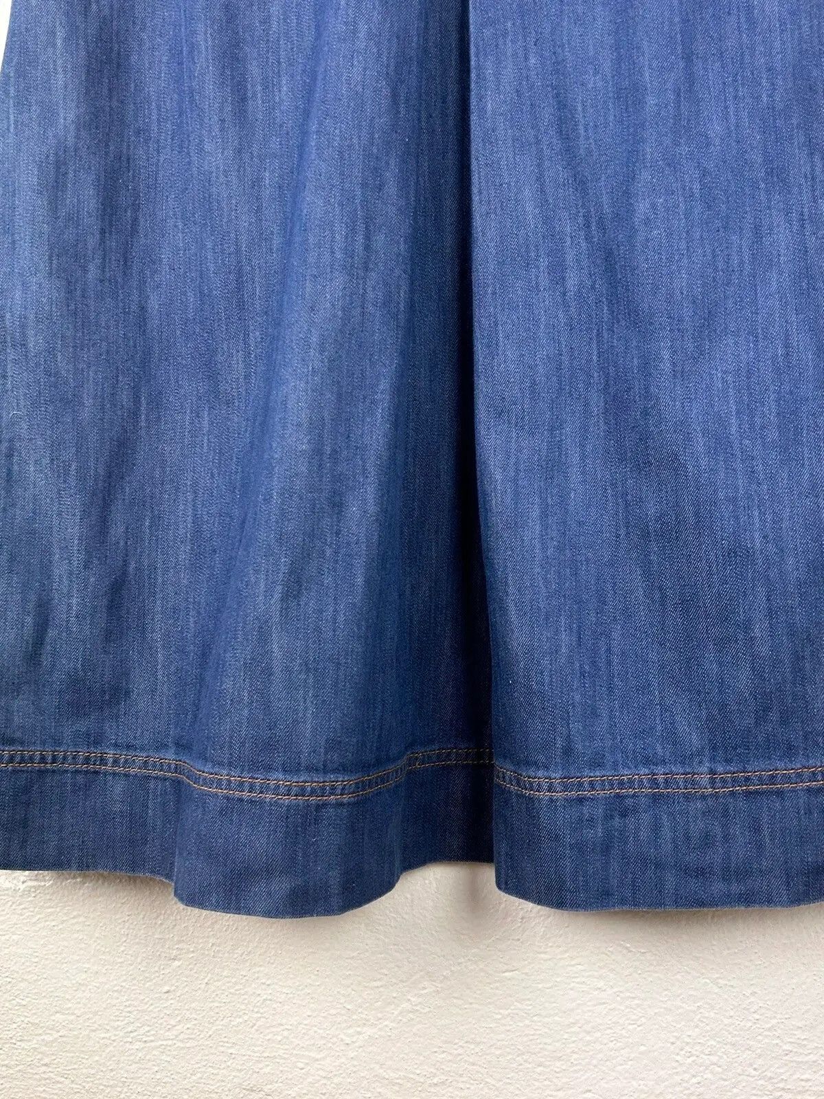Gucci 00s Vintage Gucci Jeans Denim Dress Rope Lace In Size 40 Size S / US 4 / IT 40 - 9 Thumbnail
