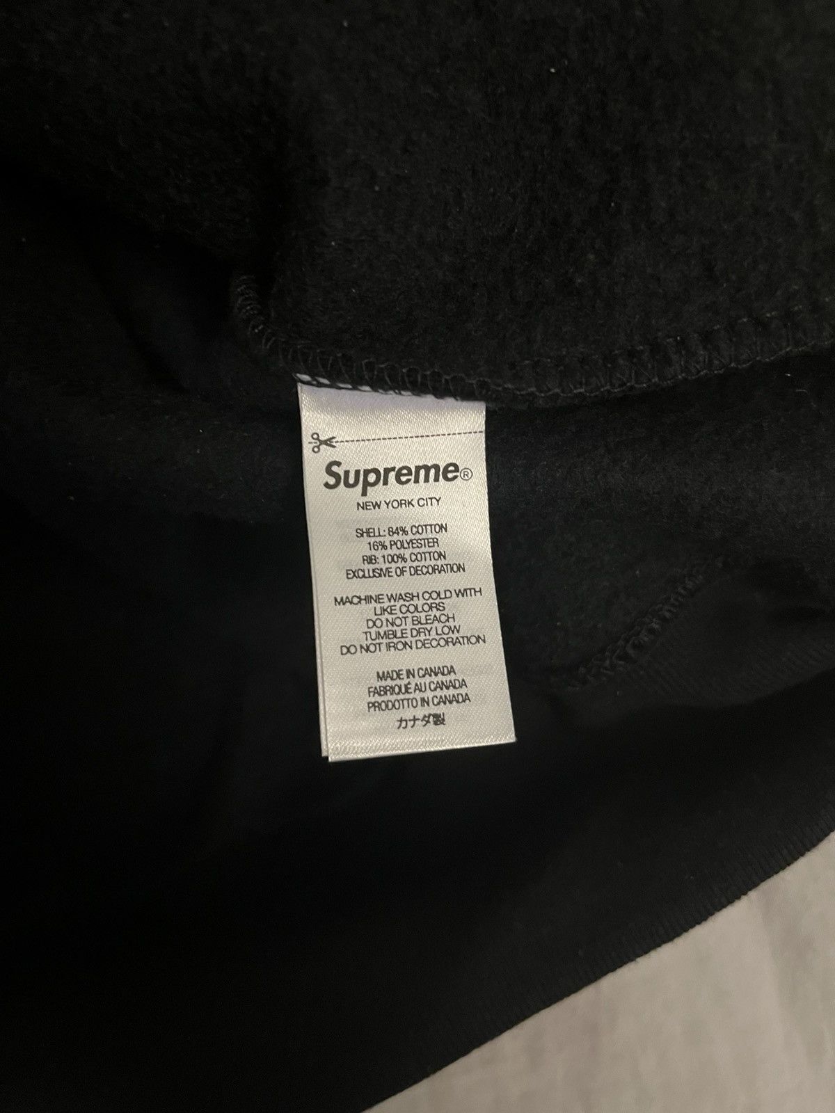 Supreme Supreme black box logo crewneck fw22 Size US L / EU 52-54 / 3 - 8 Thumbnail