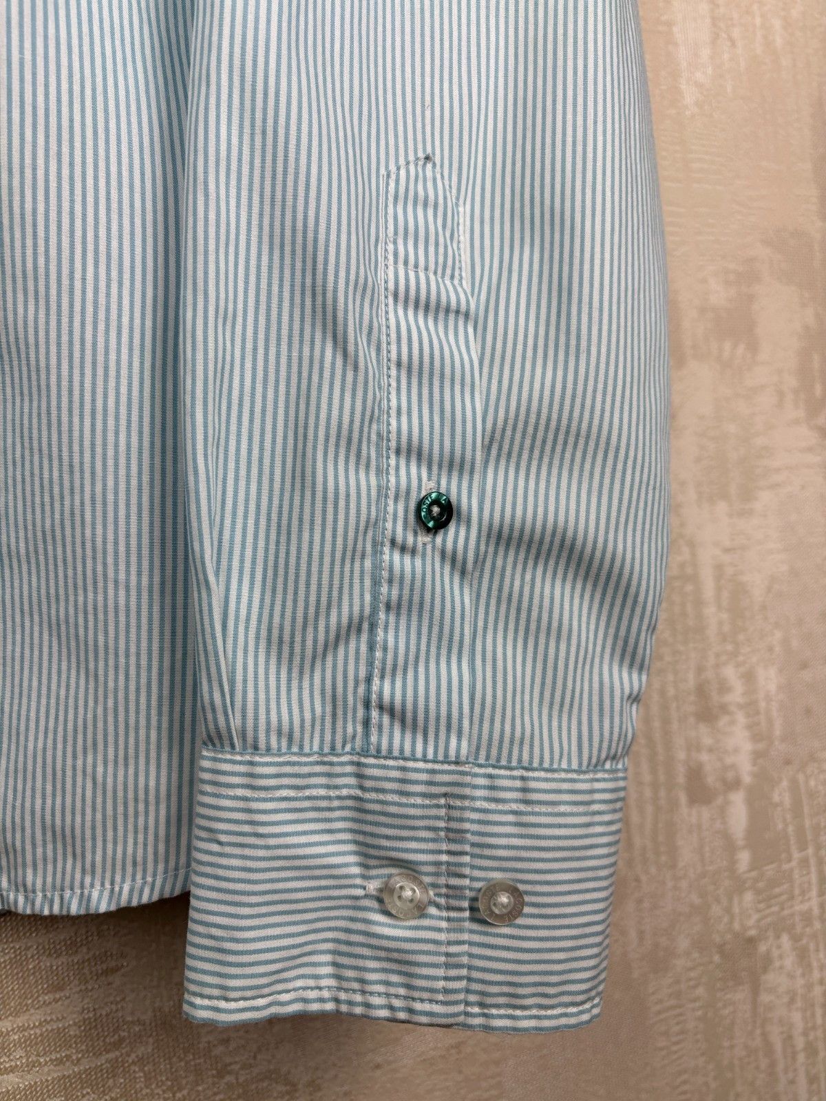Lacoste Lacoste Striped Shirt Long Sleeve Pocket Slim Tailored Fit Size US L / EU 52-54 / 3 - 10 Thumbnail