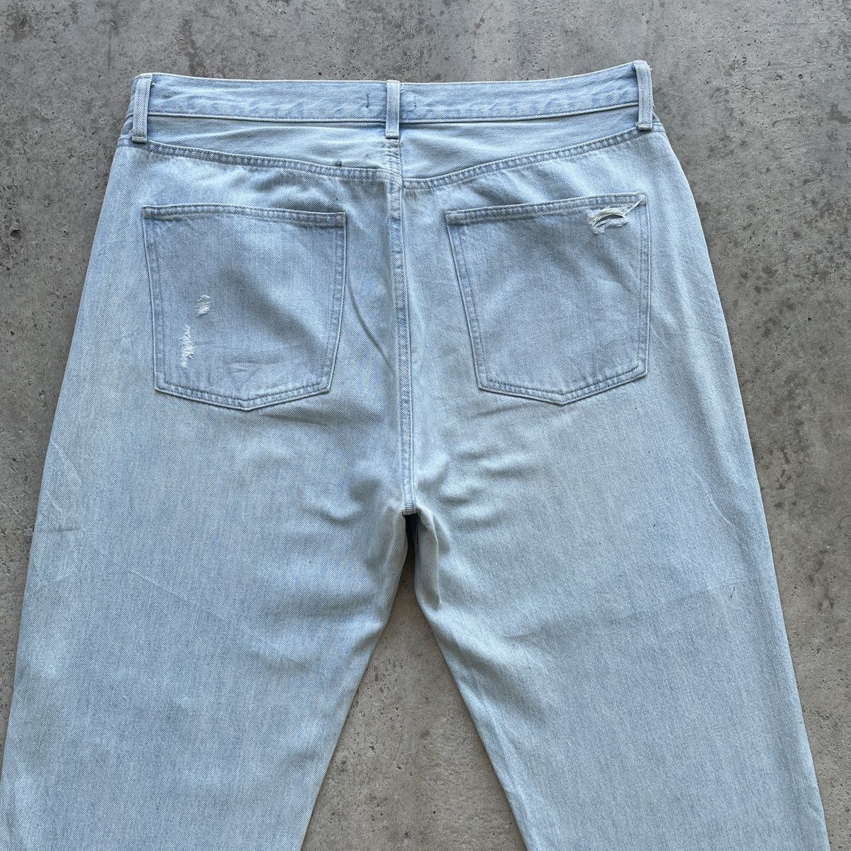 Japanese Brand Vintage Japanese Light Distressed Jean Denim Pants Faded W36 Size US 36 / EU 52 - 8 Thumbnail