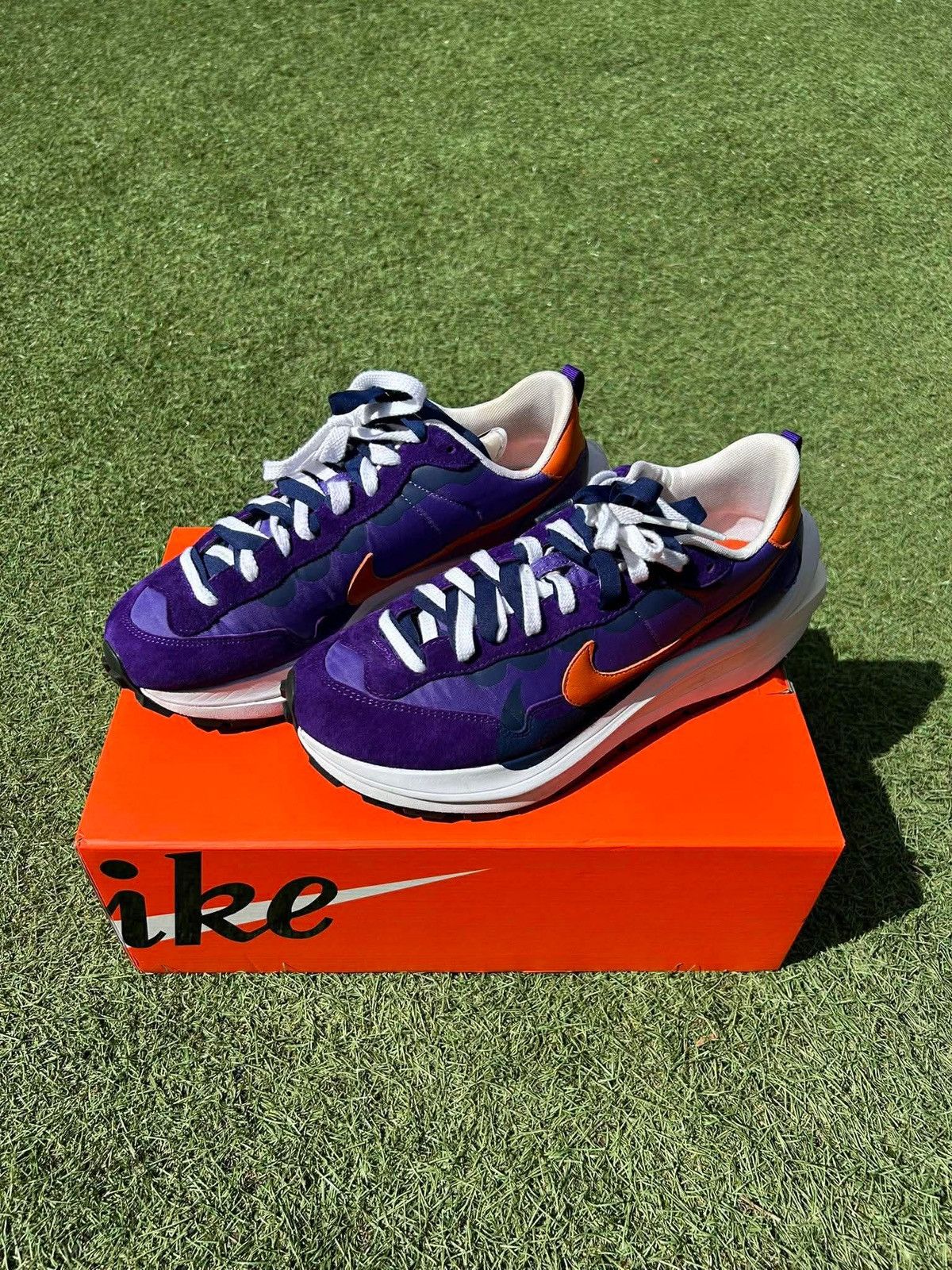 Nike × Sacai Nike Sacai Vaporwaffle Dark Iris sneakers Size US 10 / EU 43 - 4 Thumbnail