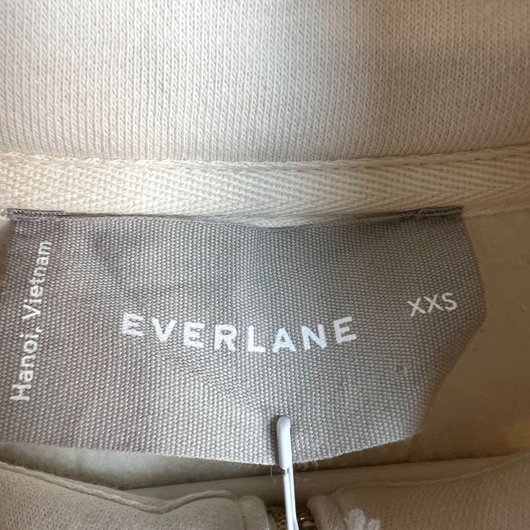 Everlane Everlane Sweatshirt Womens 2XS Pullover White Recycled Cotton Fleece Logo Long Sleeve Solid Warm Winter Fall 2XS Womens Pullover Sweatshirt N/A Size XXS / US 00 / IT 34 - 3 Thumbnail