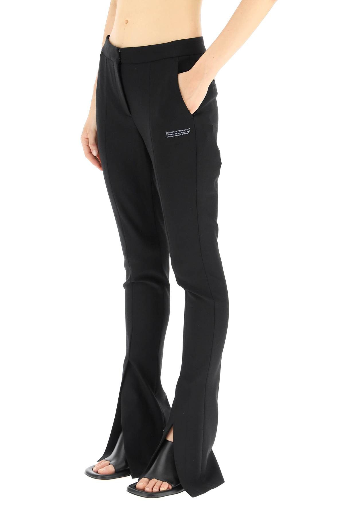 Off-White o1s22i1n0824 Corporate Tailoring Pants in Black Size 28" / US 6 / IT 42 - 4 Thumbnail