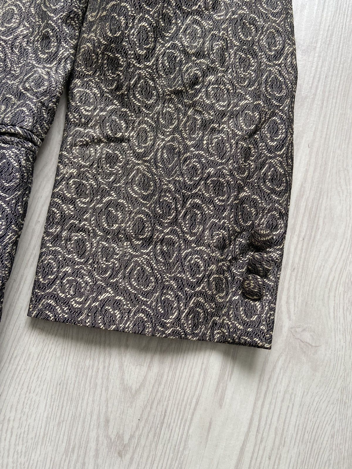 Balenciaga Vintage 1990’s Balenciaga Paris Woven Full Printed Jacket Size US L / EU 52-54 / 3 - 2 Thumbnail