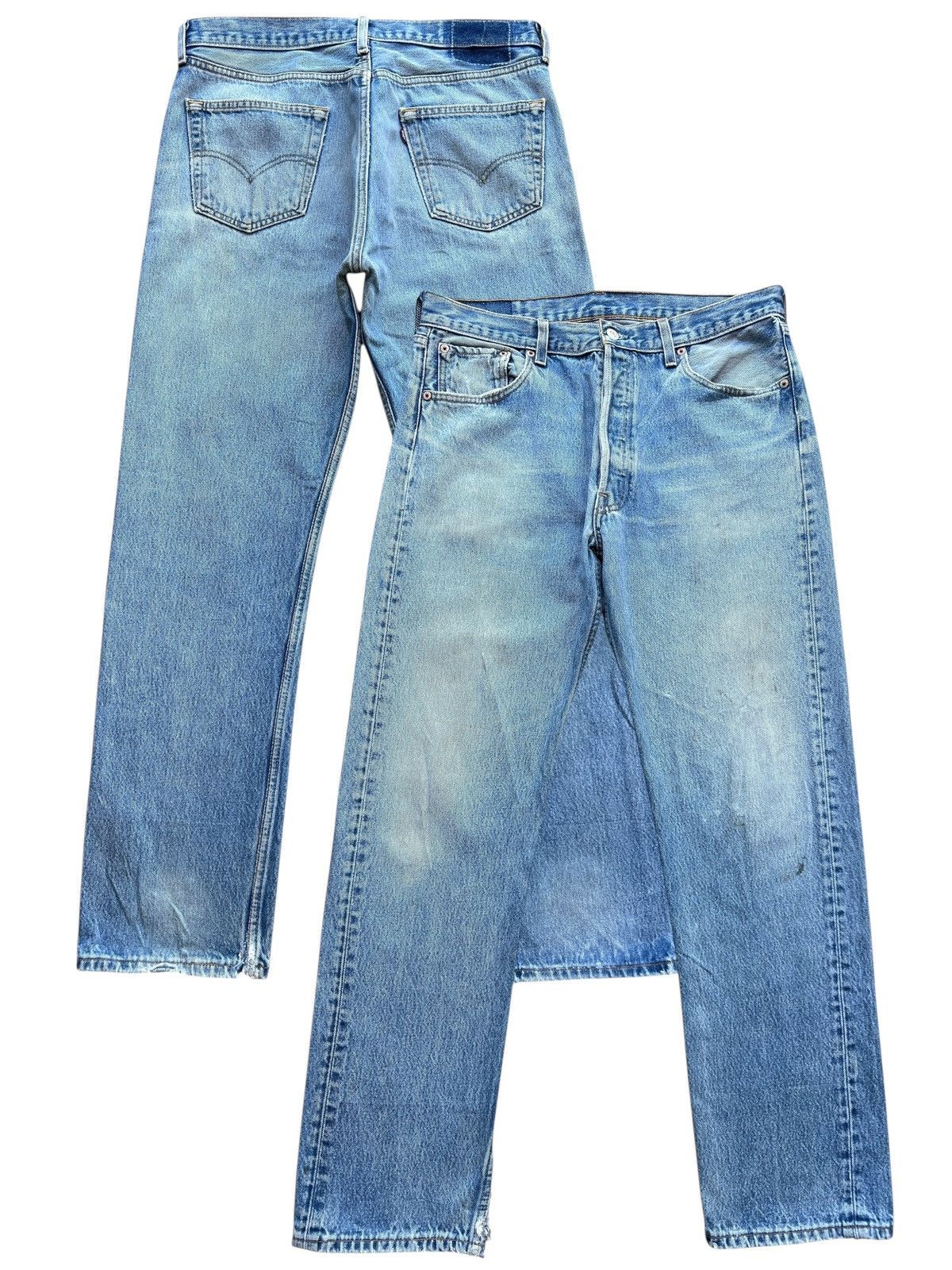 Levi's Vintage 90s Levi’s 501 Denim Jeans 35x31 Size US 35 - 1 Thumbnail