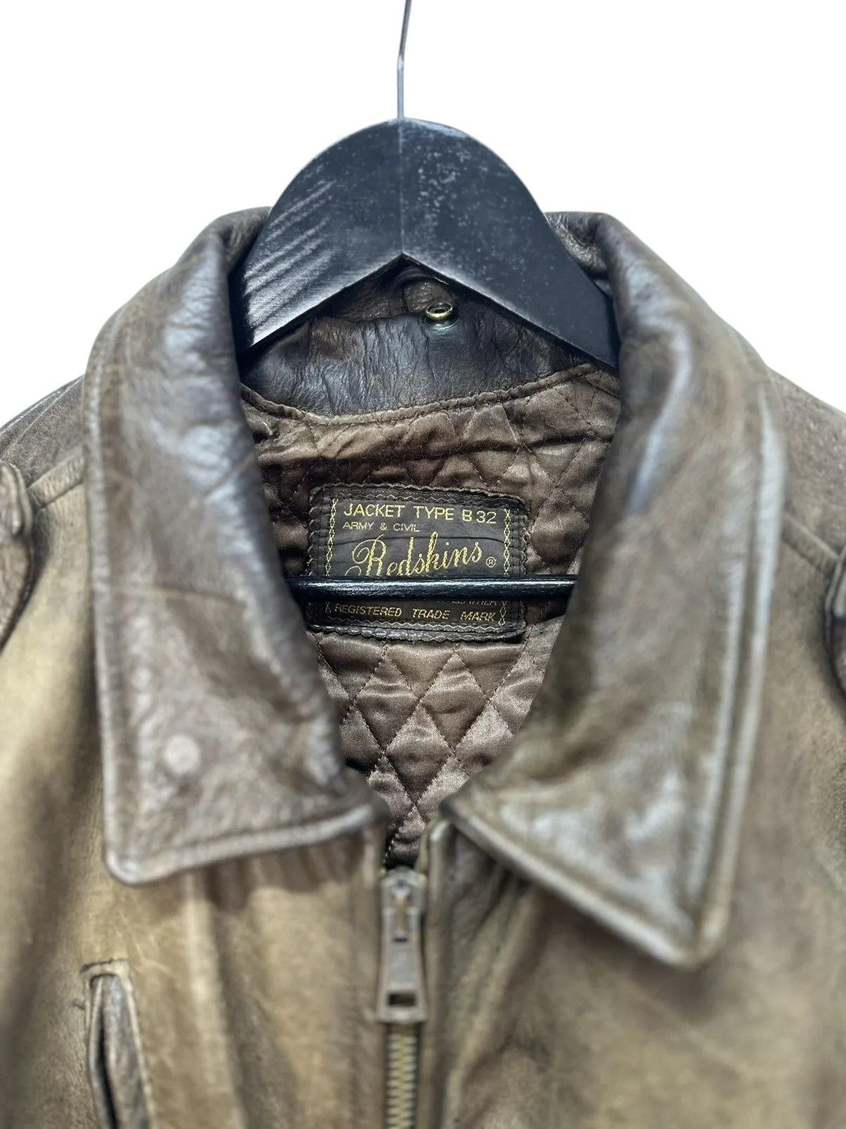 Red Wing Vintage Redskins B-32 Leather Jacket Rick Owens Style Size US XL / EU 56 / 4 - 11 Thumbnail