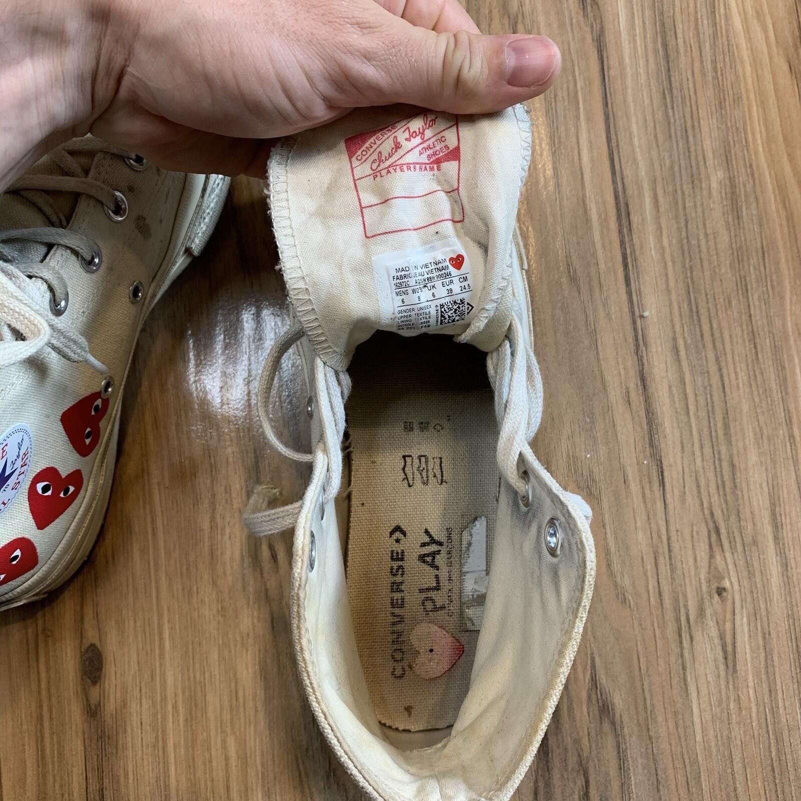 Converse Converse Comme Des Garçons CDG Chuck Taylor Size 8 US Womens Size US 8 / IT 38 - 6 Thumbnail