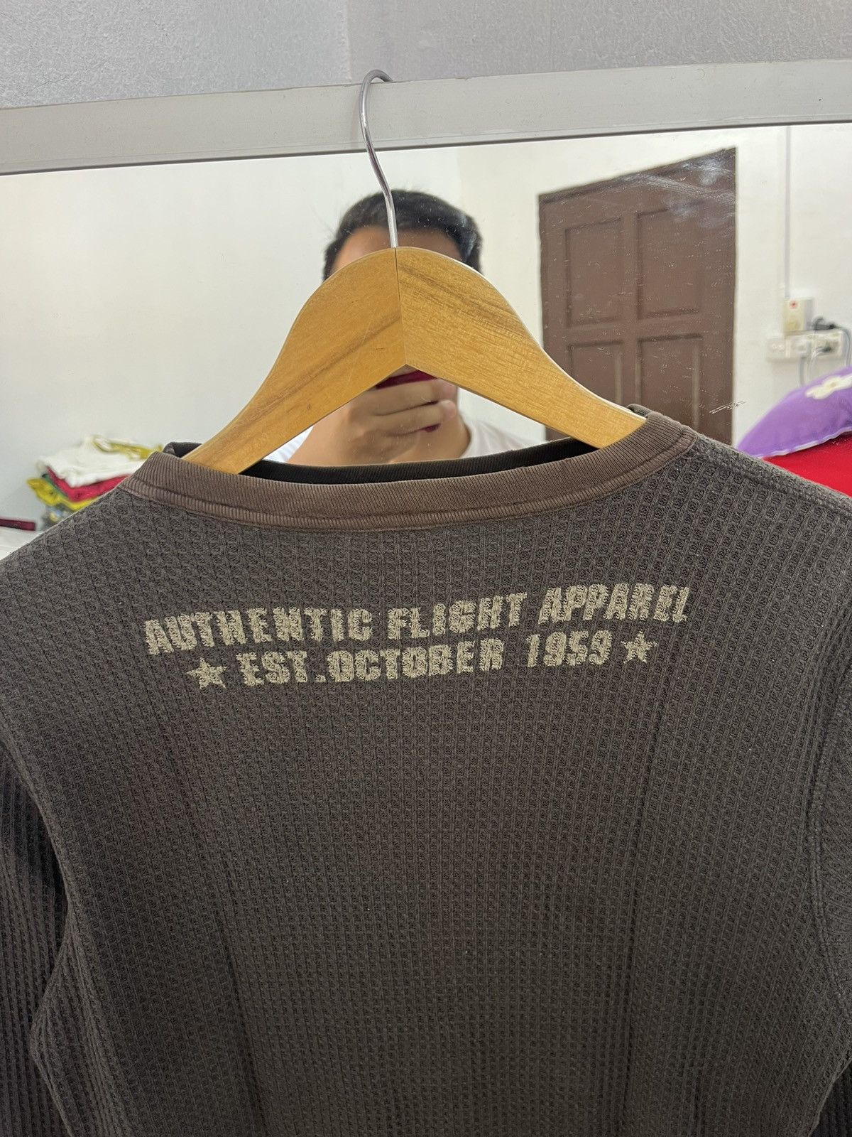 Alpha Industries Alpha Industries Paratrooper Waffle Shirt Japan Size US S / EU 44-46 / 1 - 10 Thumbnail