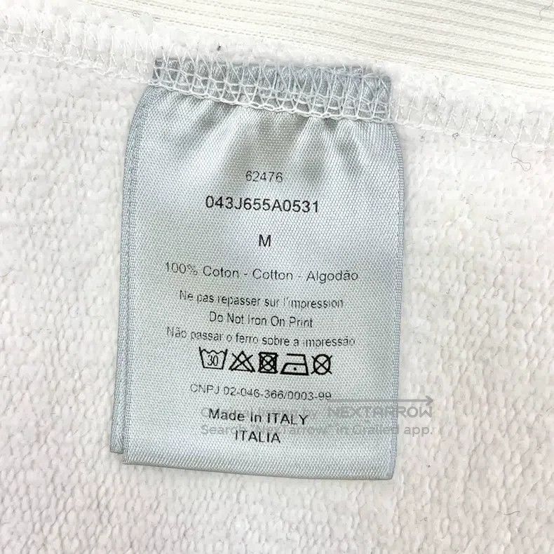 Dior Dior White logo letter printed cotton round-neck long-slee Size US M / EU 48-50 / 2 - 7 Thumbnail
