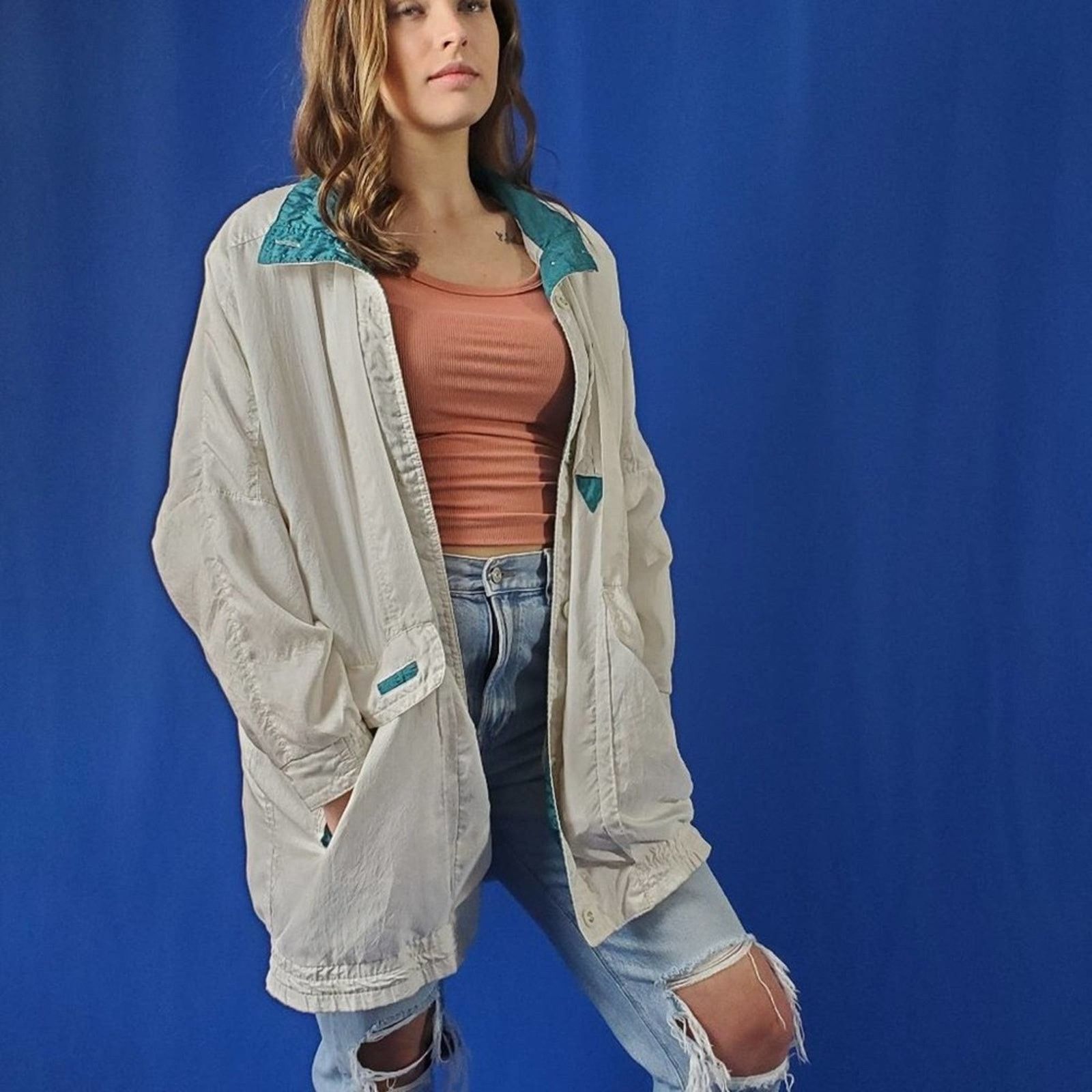 Vintage Vintage 90's Oversized Jacket Size L / US 10 / IT 46 - 5 Thumbnail