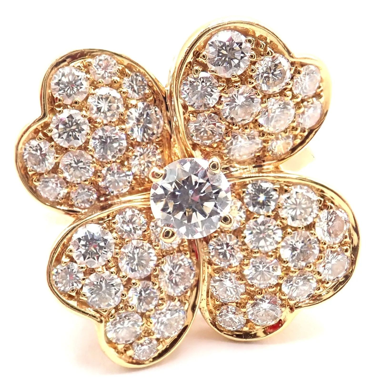 Van Cleef & Arpels Van Cleef & Arpels 18k Yellow Gold Diamond Medium Ring Size ONE SIZE - 13 Thumbnail