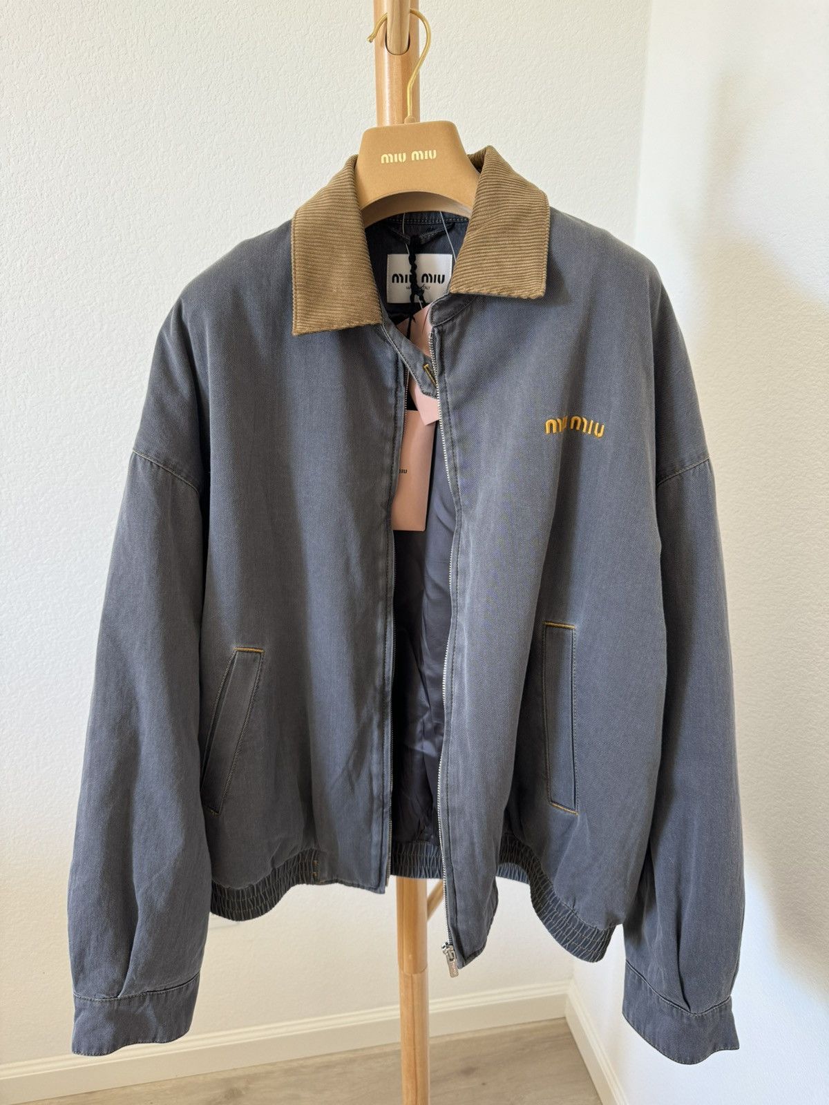 Miu Miu Miu Miu Chambray jacket | Grailed Miu Miu Miu Miu Chambray jacket | Grailed