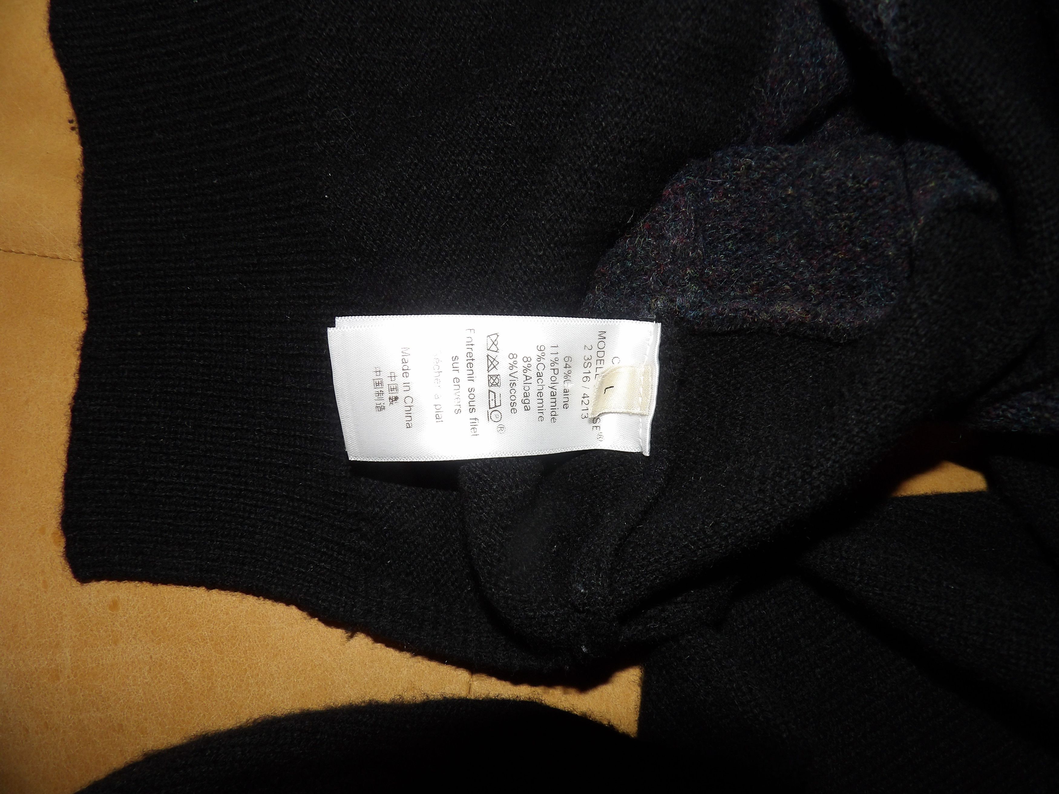 Celine Phoebe Philo Celine F/W 2014 Colorblock Sweater Size L / US 10 / IT 46 - 5 Thumbnail
