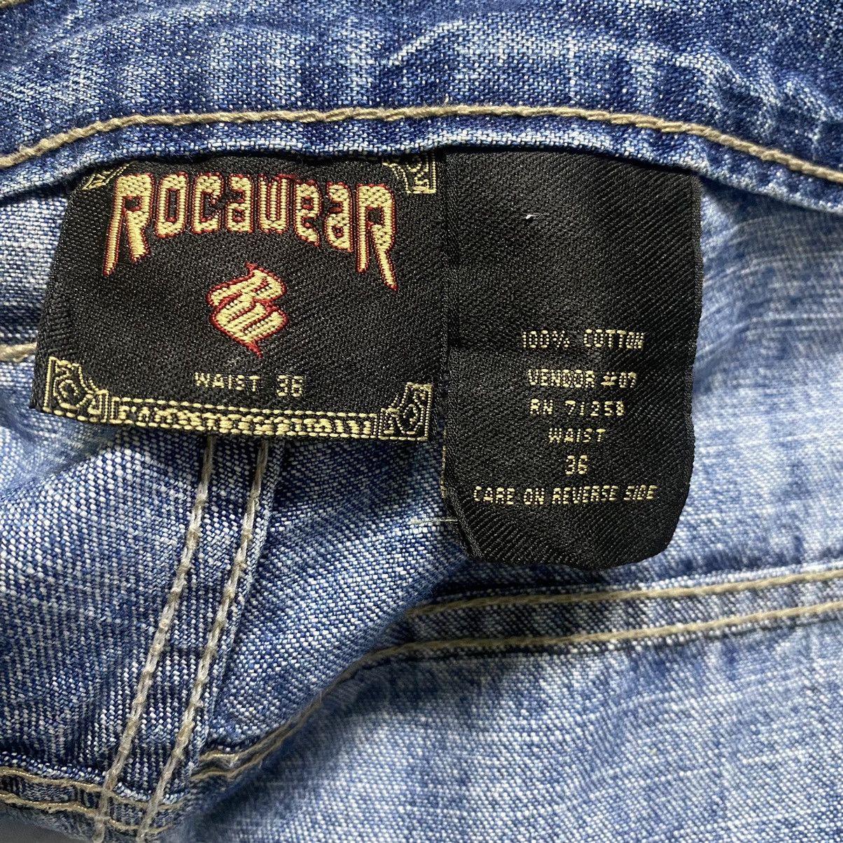 Rocawear Vintage Y2K Rocawear Denim Baggy Jeans Size US 36 / EU 52 - 17 Thumbnail