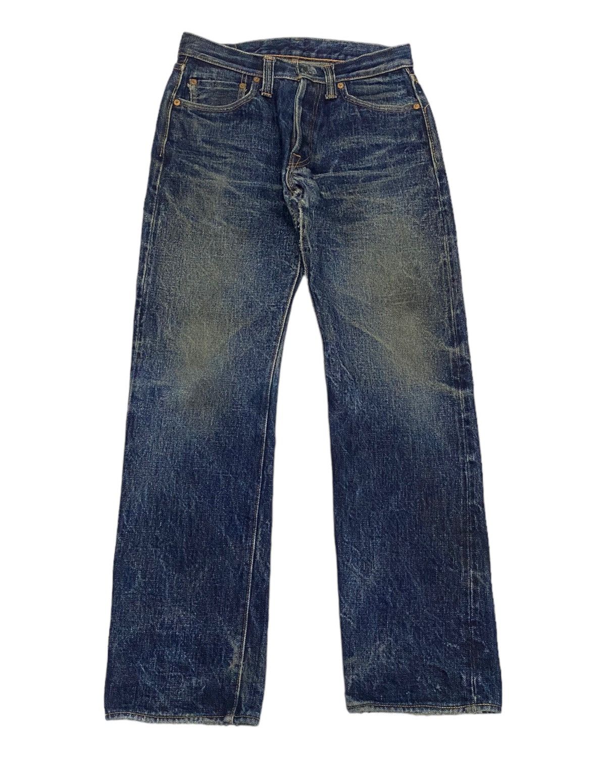 Samurai Jeans VINTAGE SAMURAI JEANS SELVEDGE DISTRESSED DENIM Size US 28 / EU 44 - 2 Thumbnail