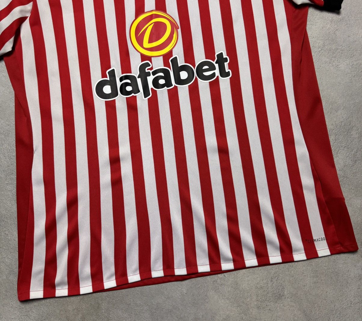 Adidas Sunderland 2017 2018 Home Shirt Soccer Jersey Adidas Size US XL / EU 56 / 4 - 4 Thumbnail
