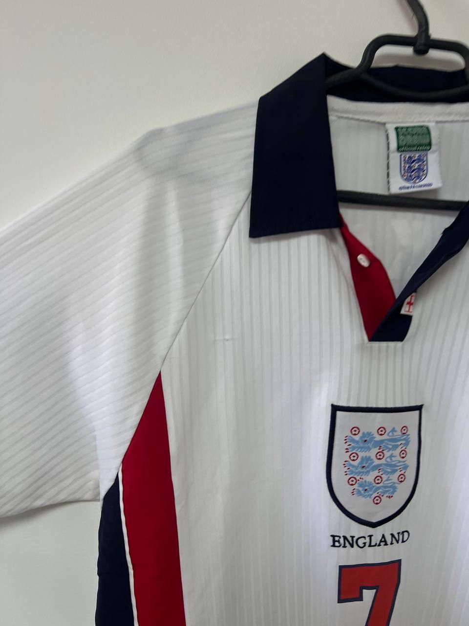 Other England 1997/1999 Home #7 Beckham Jersey Football Shirt L Size US L / EU 52-54 / 3 - 23 Thumbnail
