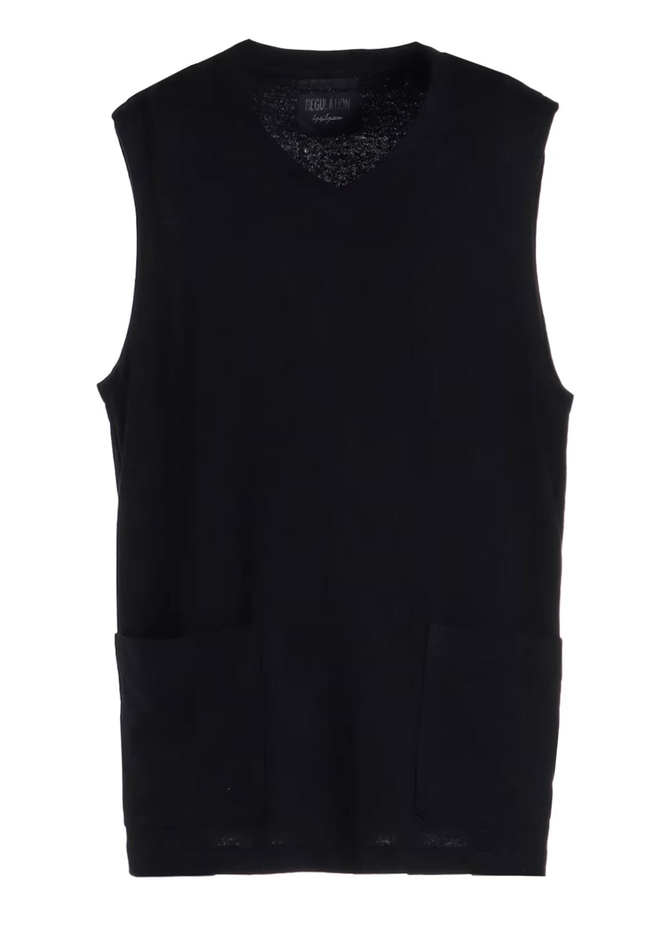 Yohji Yamamoto Yohji Yamamoto Pour Homme Linen/Silk Patch Pocket Vest Size US L / EU 52-54 / 3 - 6 Thumbnail