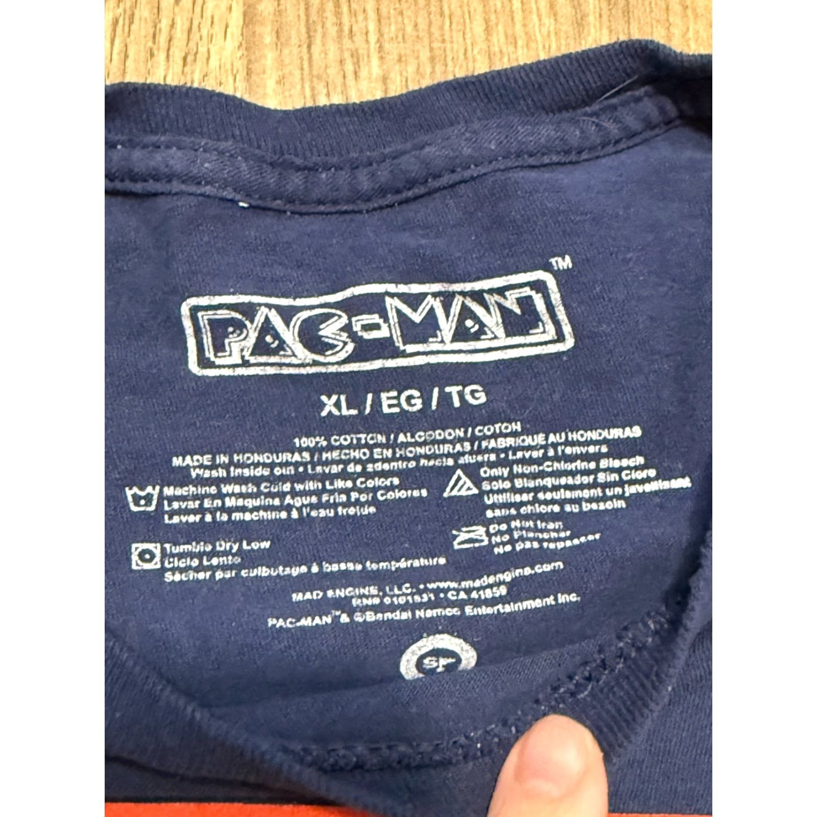 Vintage Pac-Man Shirt Men XL Navy Blue Crewneck Short Sleeve INSERT COIN Size US XL / EU 56 / 4 - 6 Thumbnail