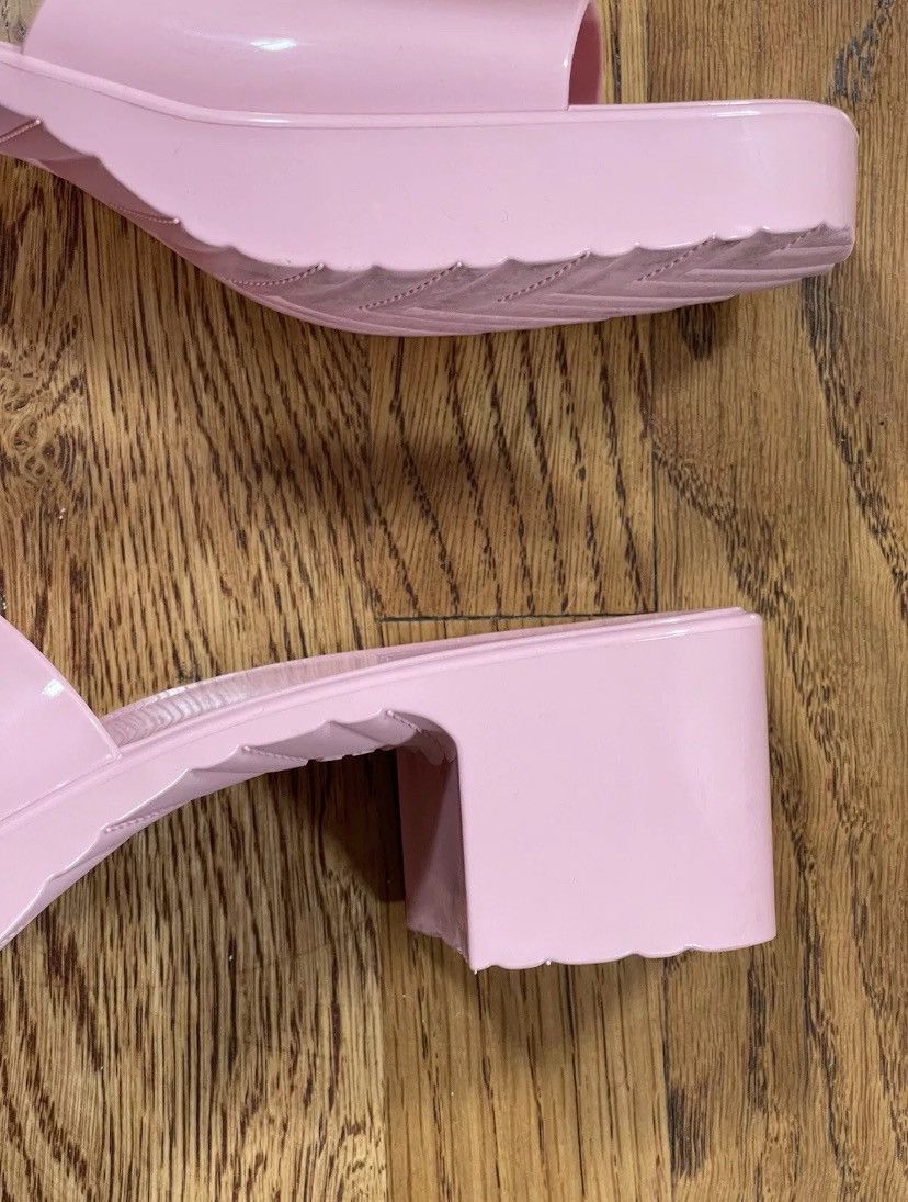 Gucci Gucci Patent Leather Sandals Heels Light Pink Women’s 39 Size US 9 / IT 39 - 5 Thumbnail