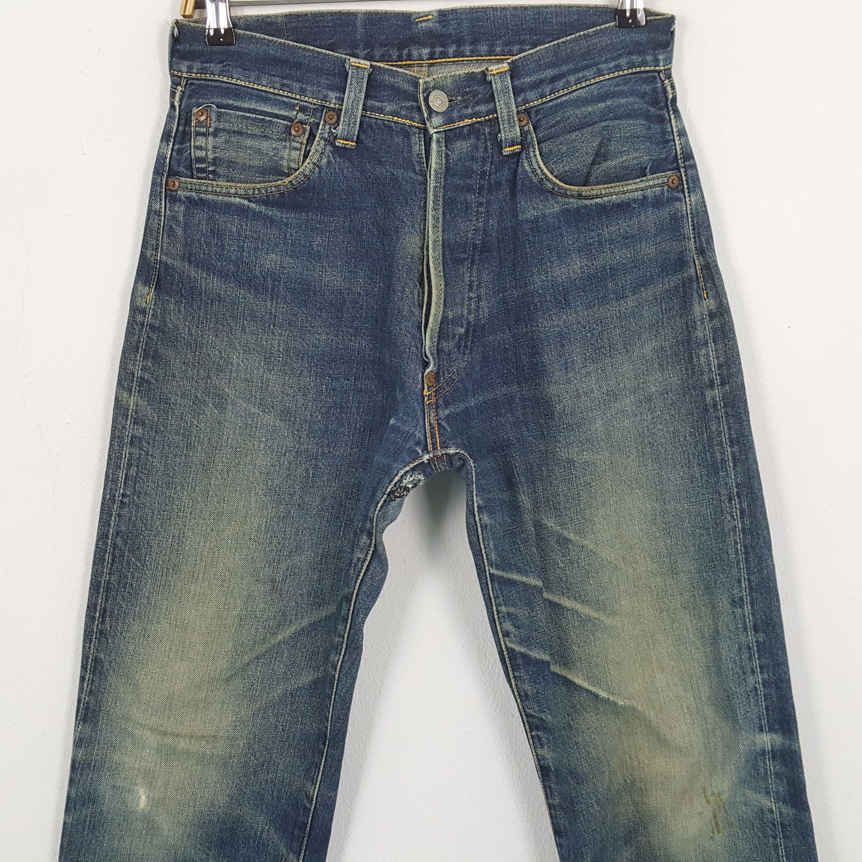 Evisu × Japanese Brand × Vintage Vintage EVIS Japanese Brand Daicock Custom Distressed Jeans Size US 28 / EU 44 - 5 Thumbnail