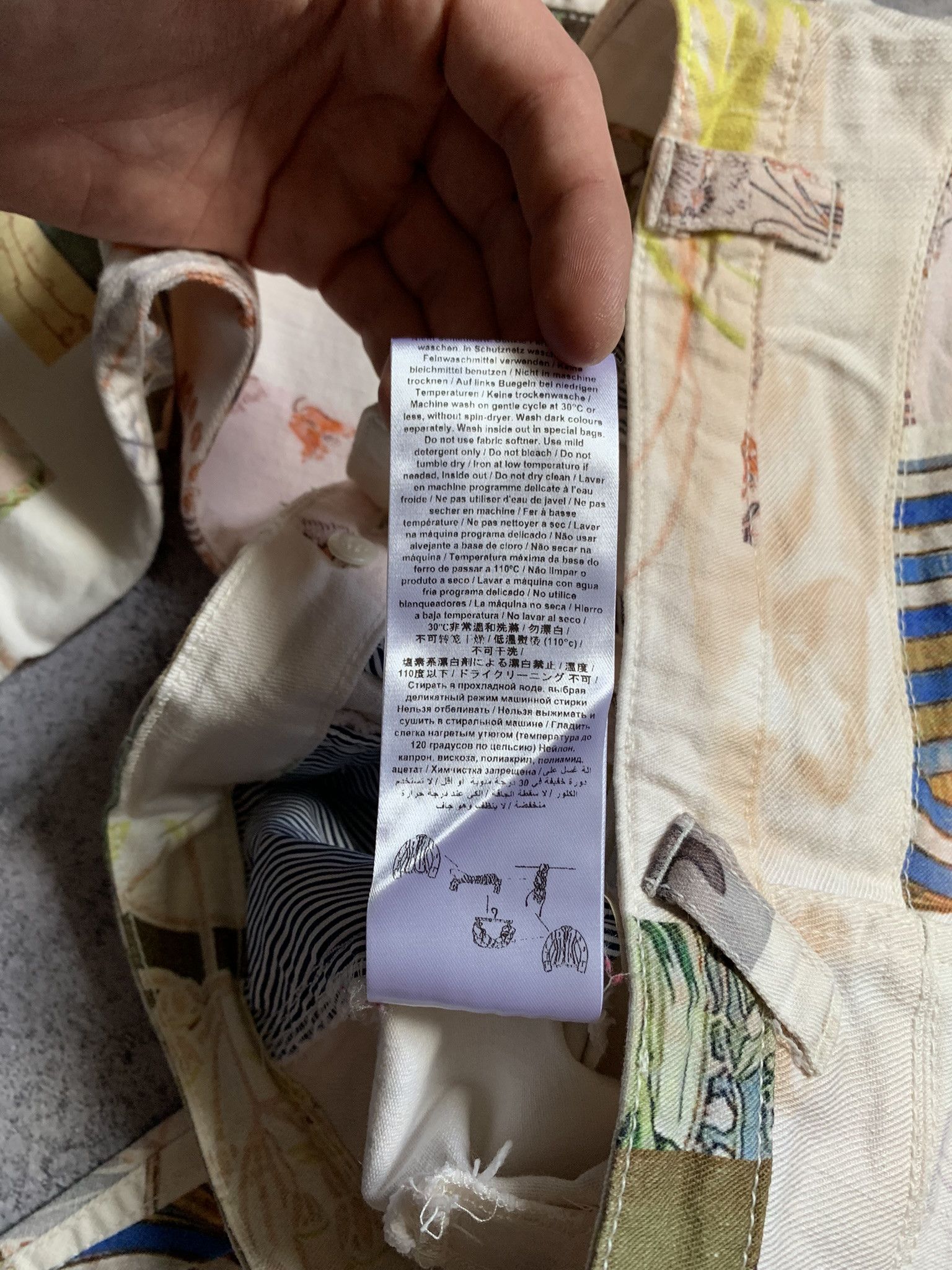 Elisa Cavaletti Elisa Cavaletti Overprinted Pants Womens 32 Size 32" / US 10 / IT 46 - 10 Thumbnail