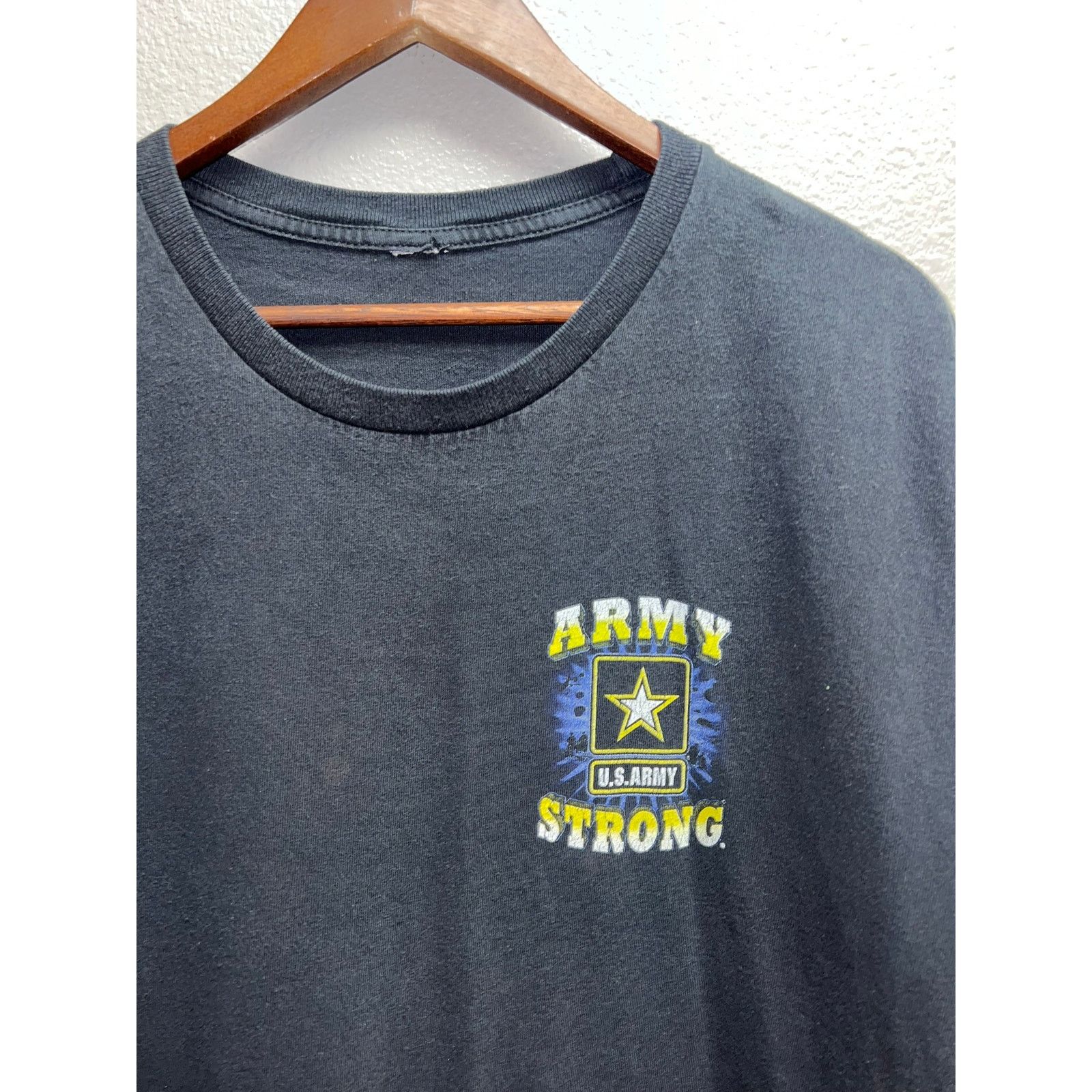 Vintage Vintage Army Shirt United States US USA Black 3D Tee Large Size US L / EU 52-54 / 3 - 3 Thumbnail