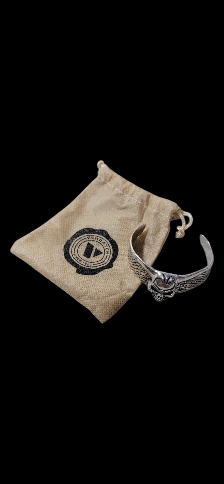 Kapital Vanbath Skull Biker Bone Cuff Size ONE SIZE - 8 Thumbnail