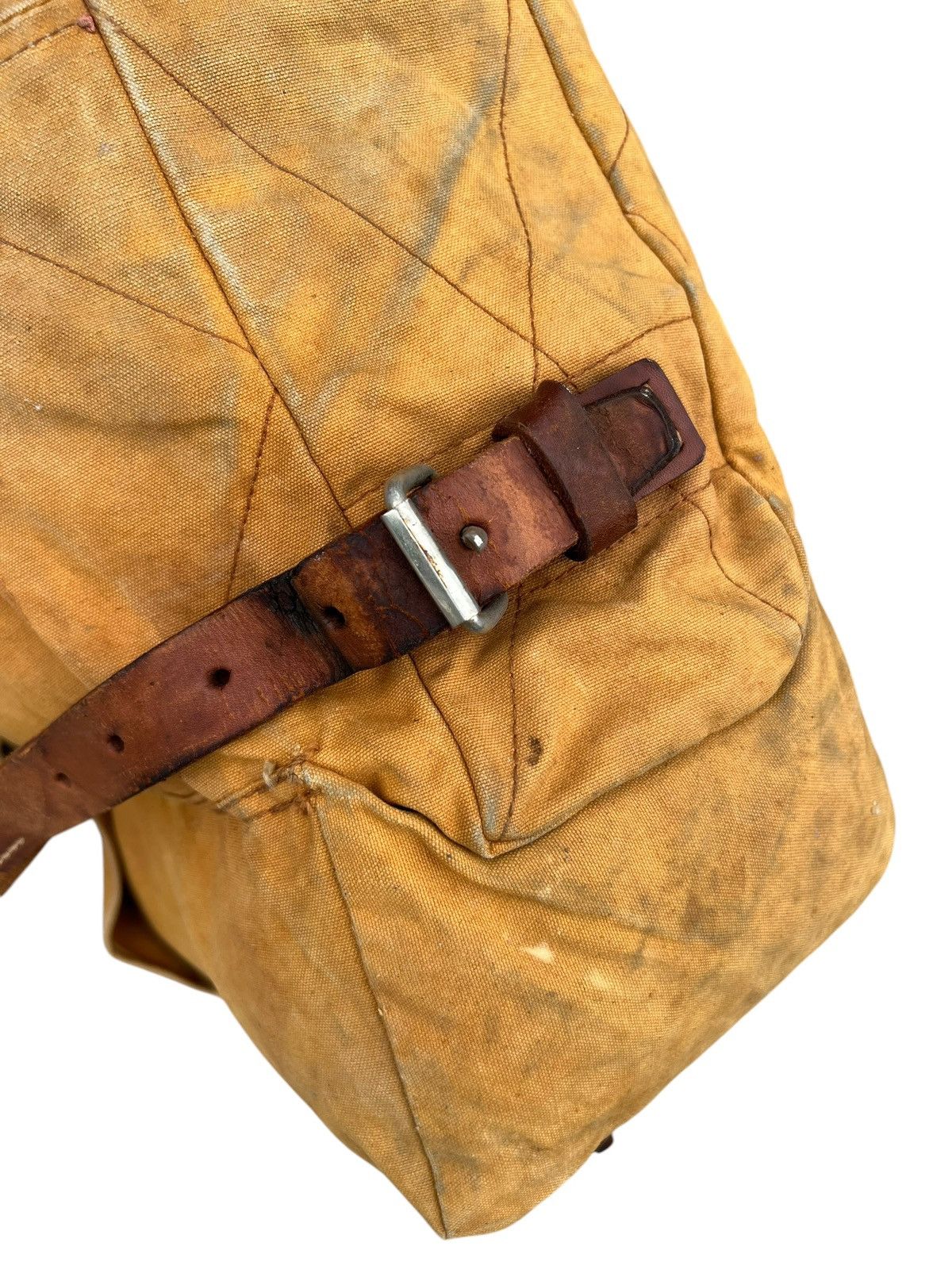 Vintage Distress Fade 60s 70s Japan Duck Canvas Hiking Backpack Huge Size ONE SIZE - 19 Thumbnail