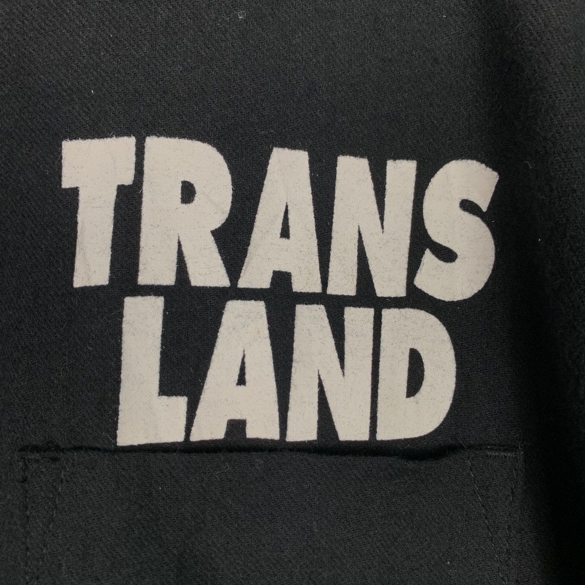 Vintage TRANS LAND URBANGARMENT BIG LOGO BUTTON UP SHIRT #0203-C10 Size US L / EU 52-54 / 3 - 16 Thumbnail