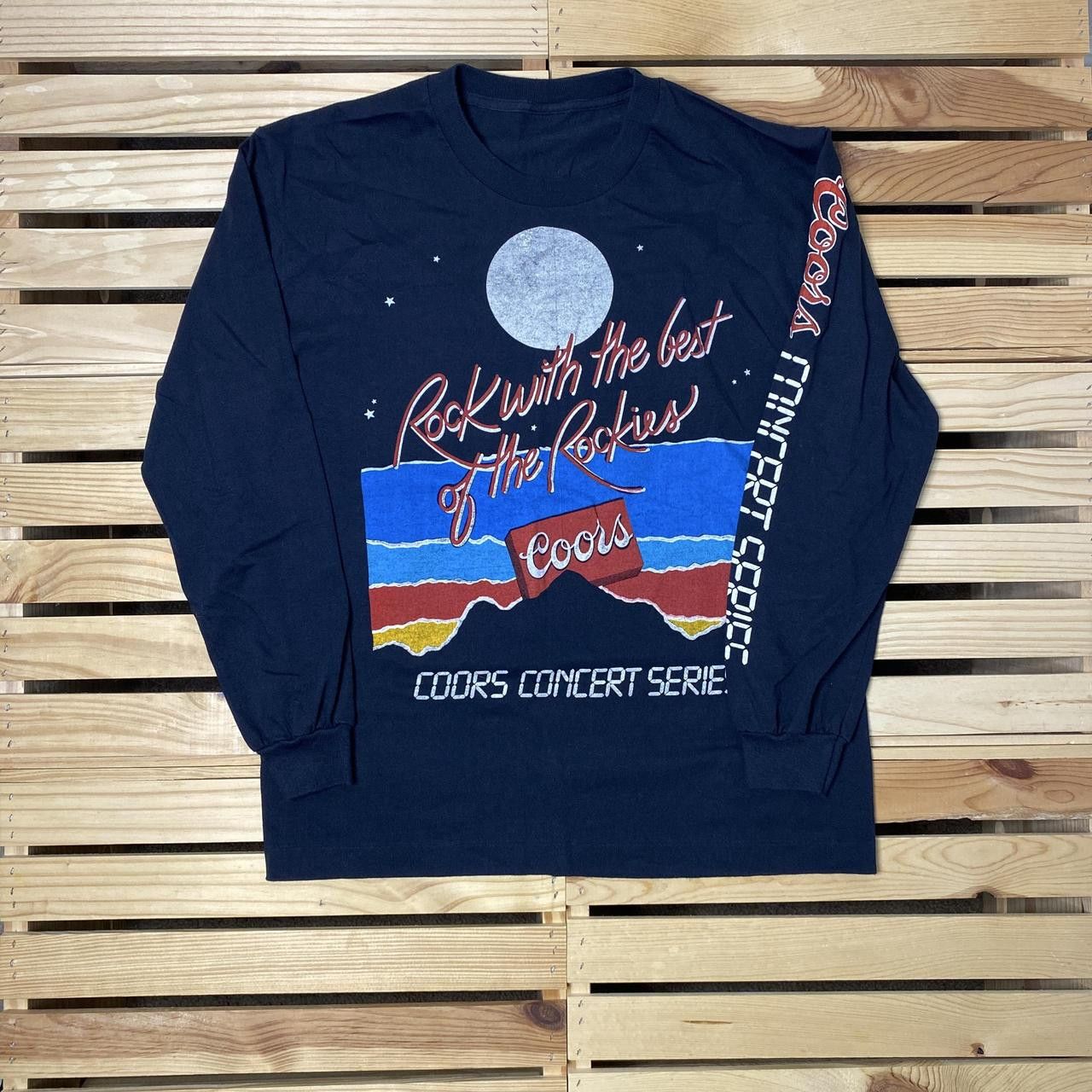 Other Vintage Coors Beer Concert Black Beer Promo Tee Size Medium Size US M / EU 48-50 / 2 - 1 Thumbnail