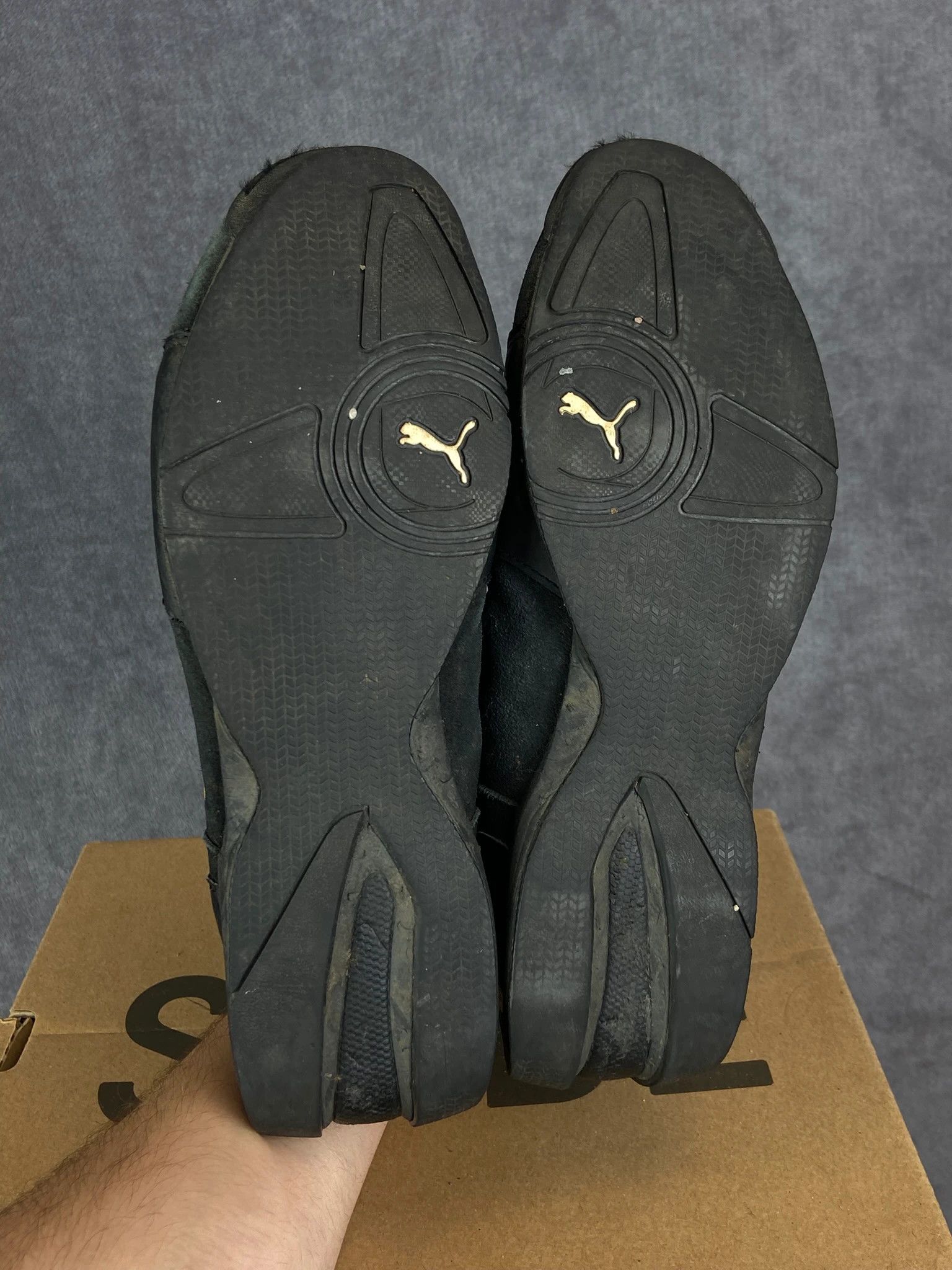 Puma Puma Ferrari Black Suede Sneakers 38.5 Size US 5.5 / EU 38 - 7 Thumbnail