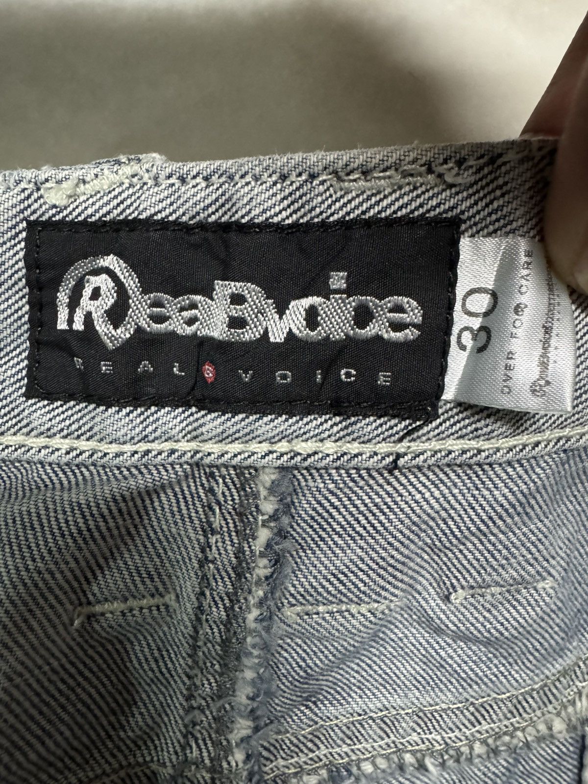 Kapital VINTAGE 90's REALBVOICE WASH PATCHWORK RARE DENIM Size US 29 - 18 Thumbnail