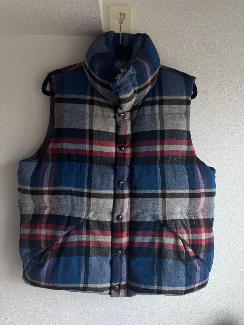 Number (N)ine Number (N)ine Plaid Puffer Vest | Grailed