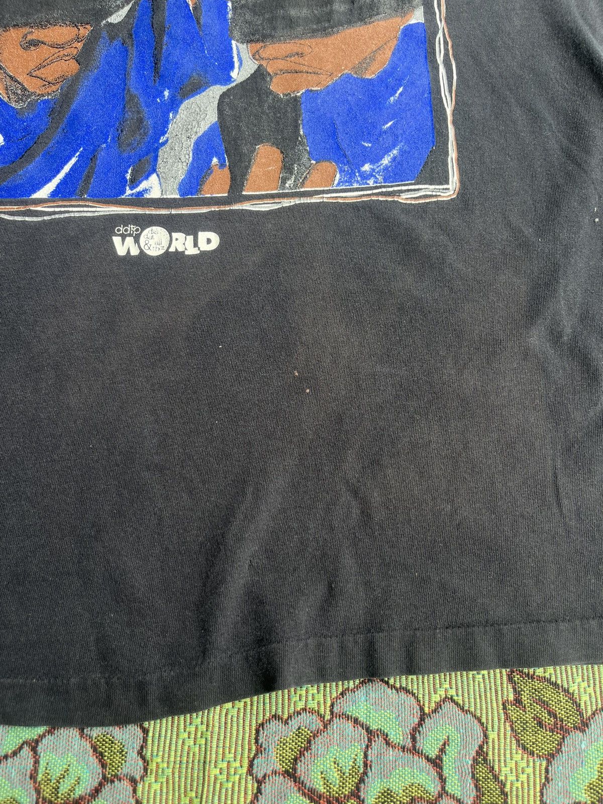 Rap Tees Vintage DJ RAP ddtp WORLD Collection 90’s Long Sleeve Shirt Size US XXL / EU 58 / 5 - 13 Thumbnail