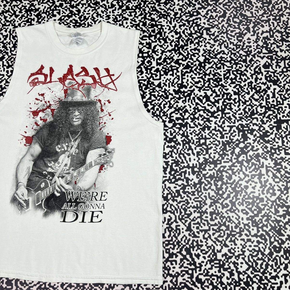 Band Tees Vintage Y2K Slash All Gonna Die Band Rock Guns Roses T-shirt Size US M / EU 48-50 / 2 - 4 Thumbnail