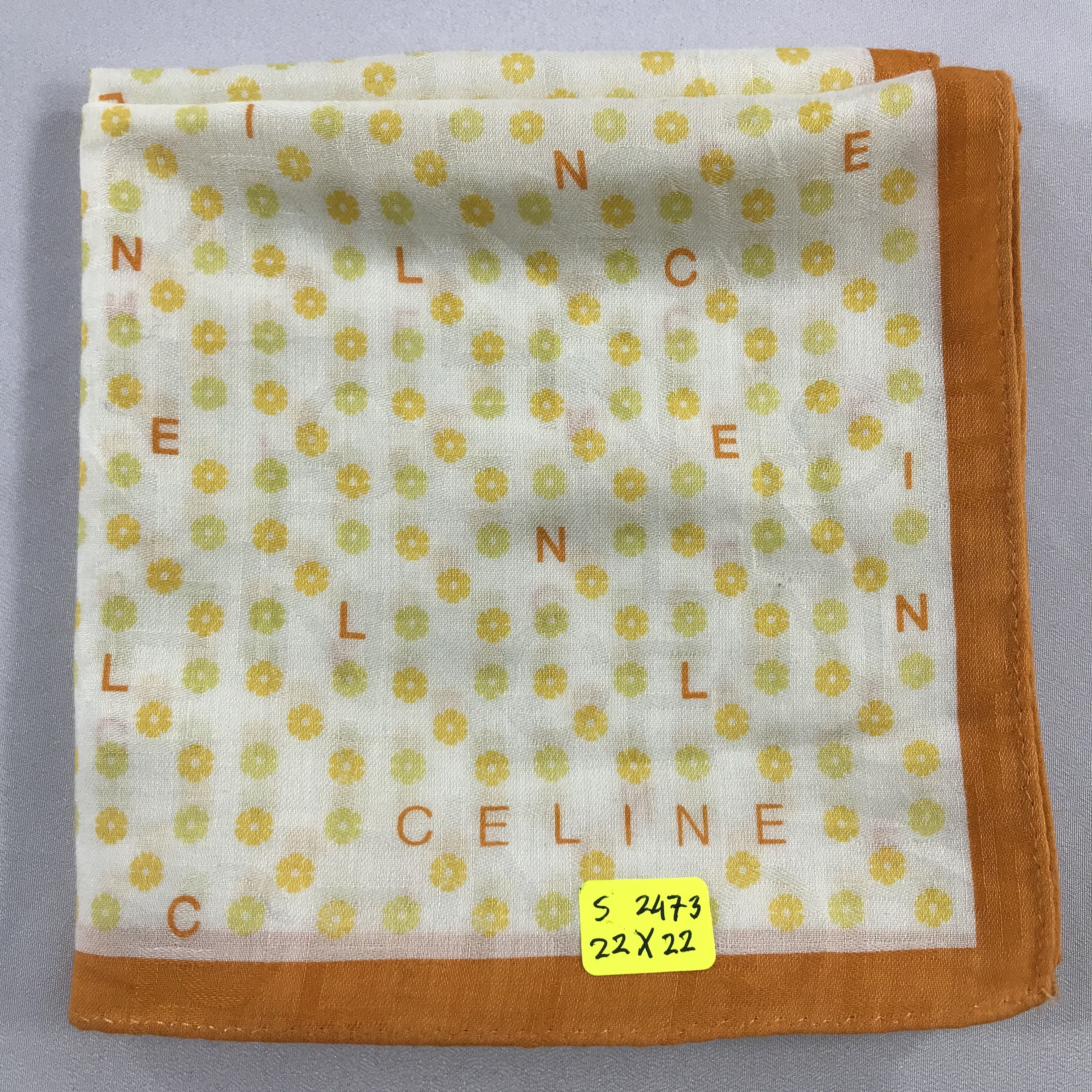 Celine × Vintage Celine Bandana / Handkerchief / Neckerchief - S2473 Size ONE SIZE - 4 Thumbnail