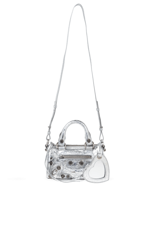 Balenciaga o1in1g0824 Size : OS / Neo Cagole Tote Bag Metallized Silver Size ONE SIZE - 1 Thumbnail