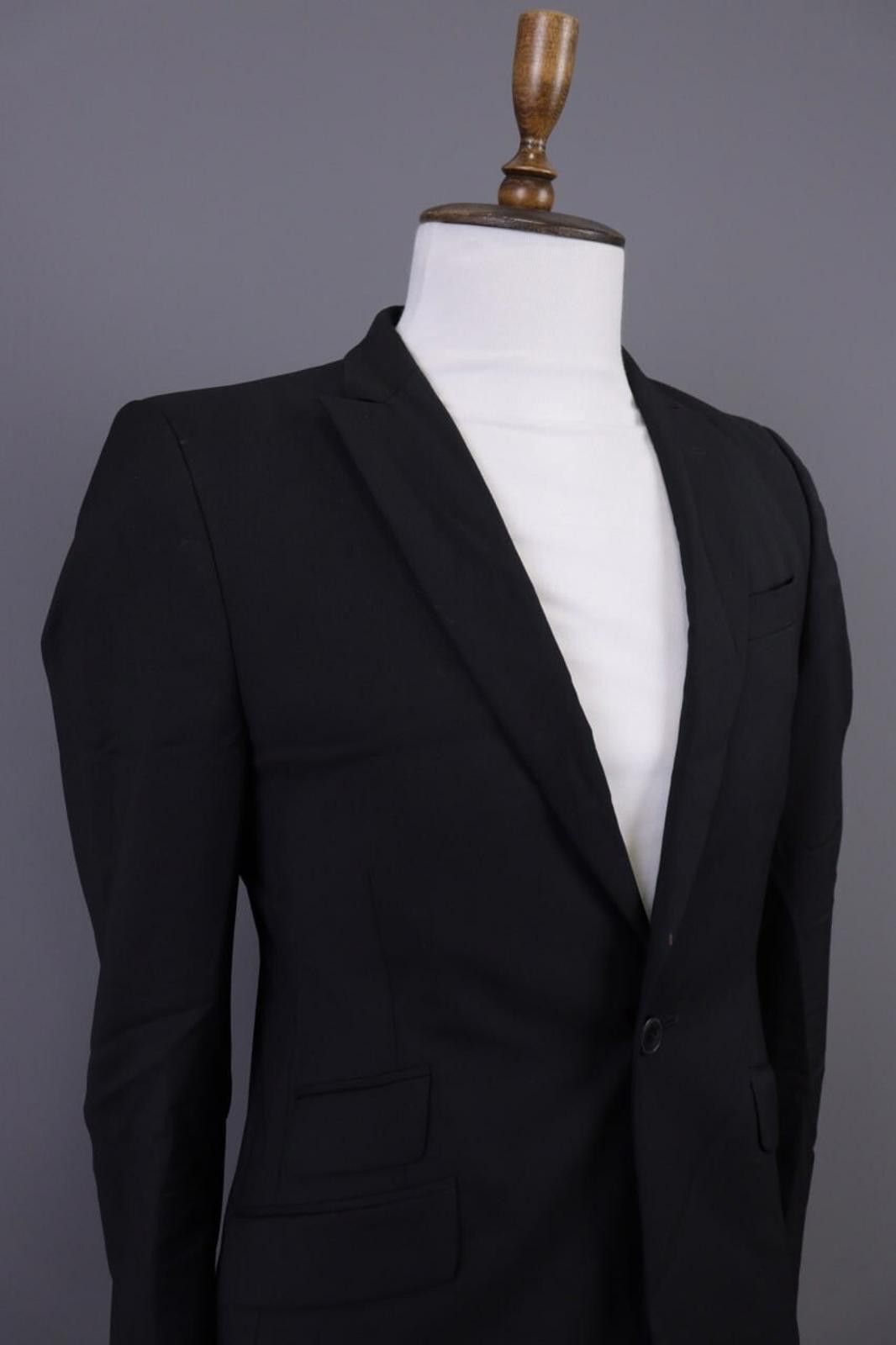 J.Lindeberg J.Lindeberg Black Men's Pure Wool Sport Coat Jacket 48 Long Size US M / EU 48-50 / 2 - 4 Thumbnail