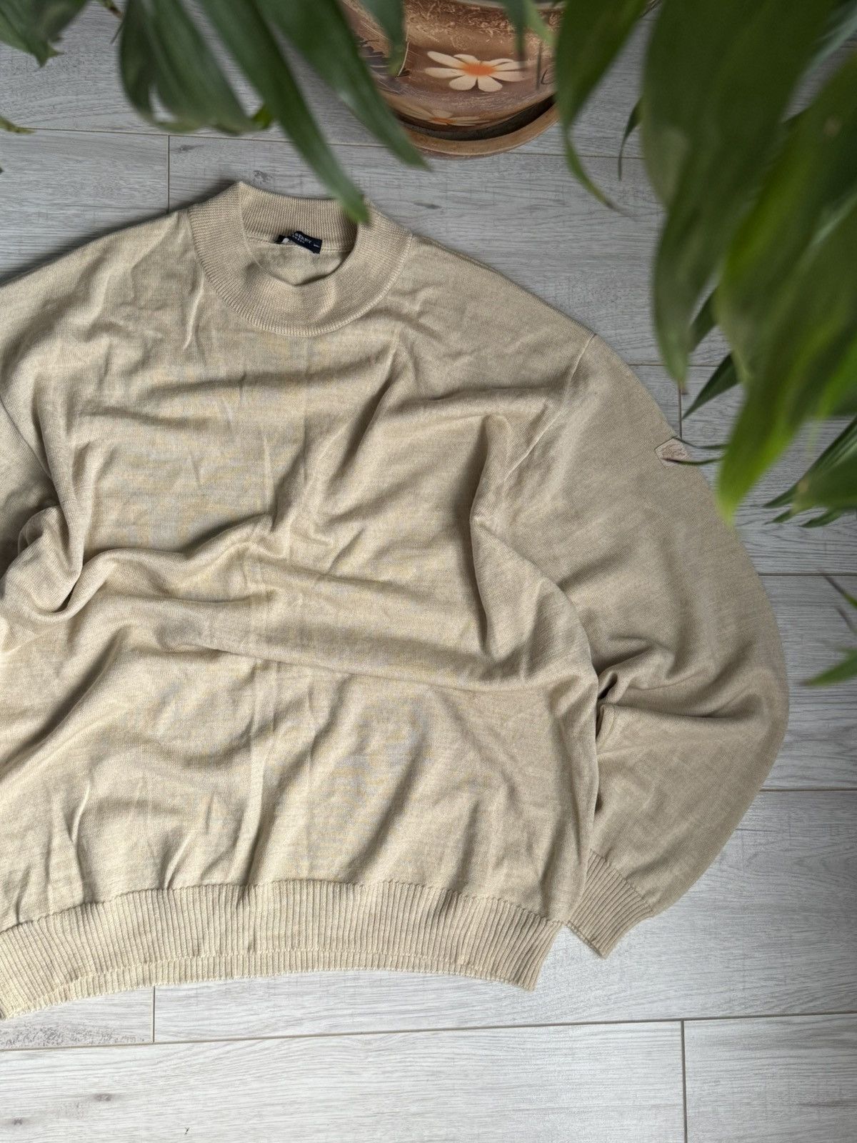 Burberry × Vintage Vintage Burberry wool sweater 90’s crewneck Size US XXL / EU 58 / 5 - 1 Thumbnail