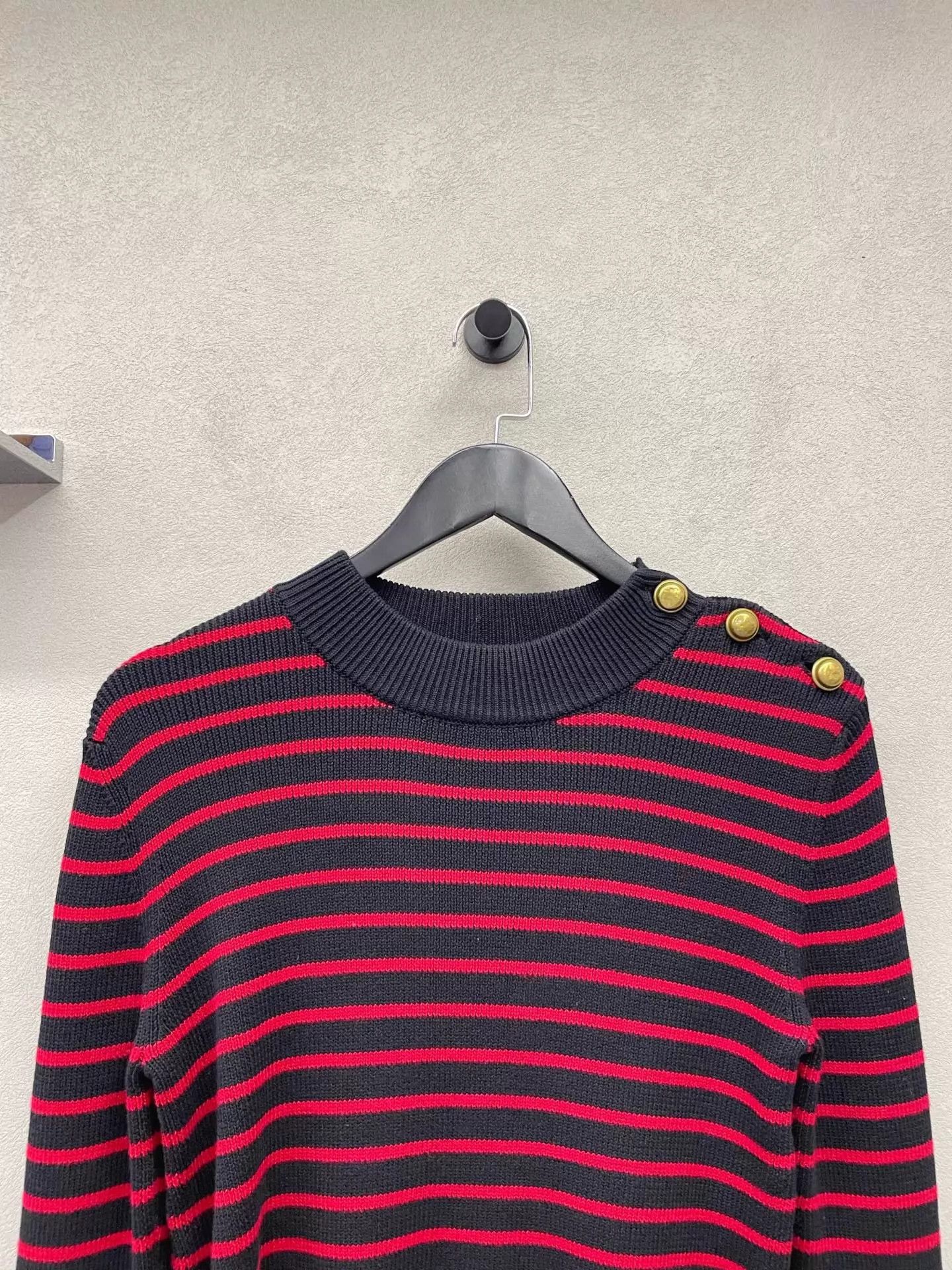RED Valentino Red Valentino Striped Knit Long Sleeve Oversized Unisex M Size M / US 6-8 / IT 42-44 - 4 Thumbnail