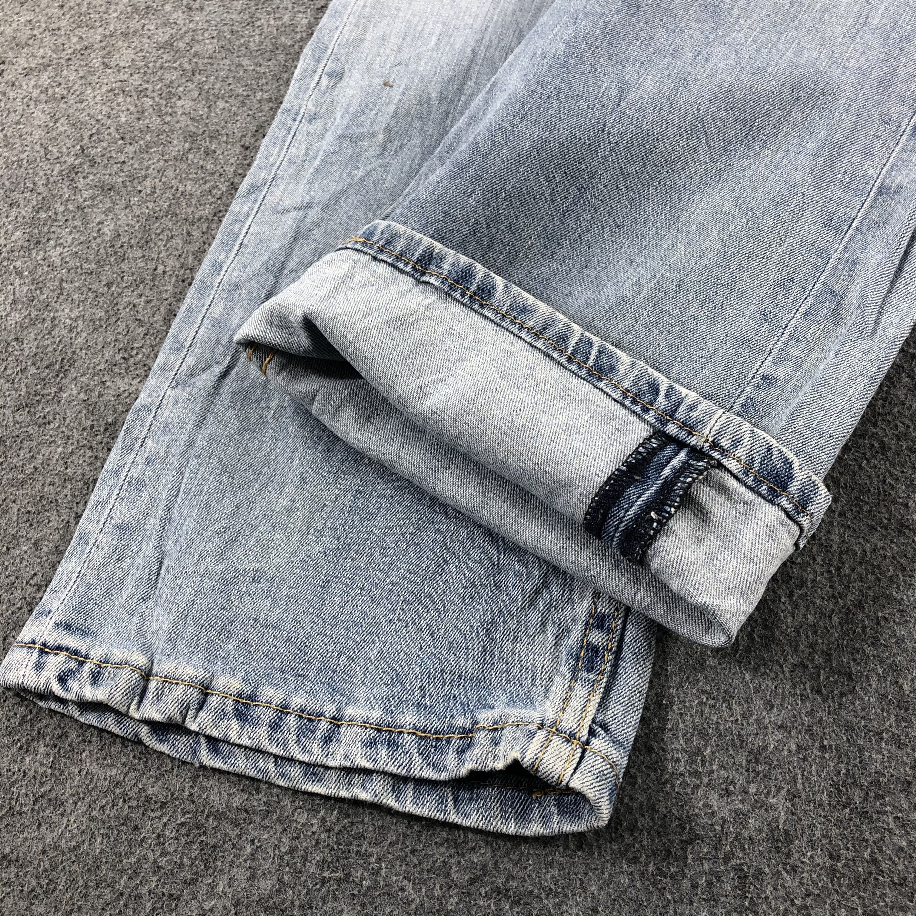 Levi's 90s Vintage Blue Wash Levis 505 Jeans-J2640 Size US 35 - 6 Thumbnail