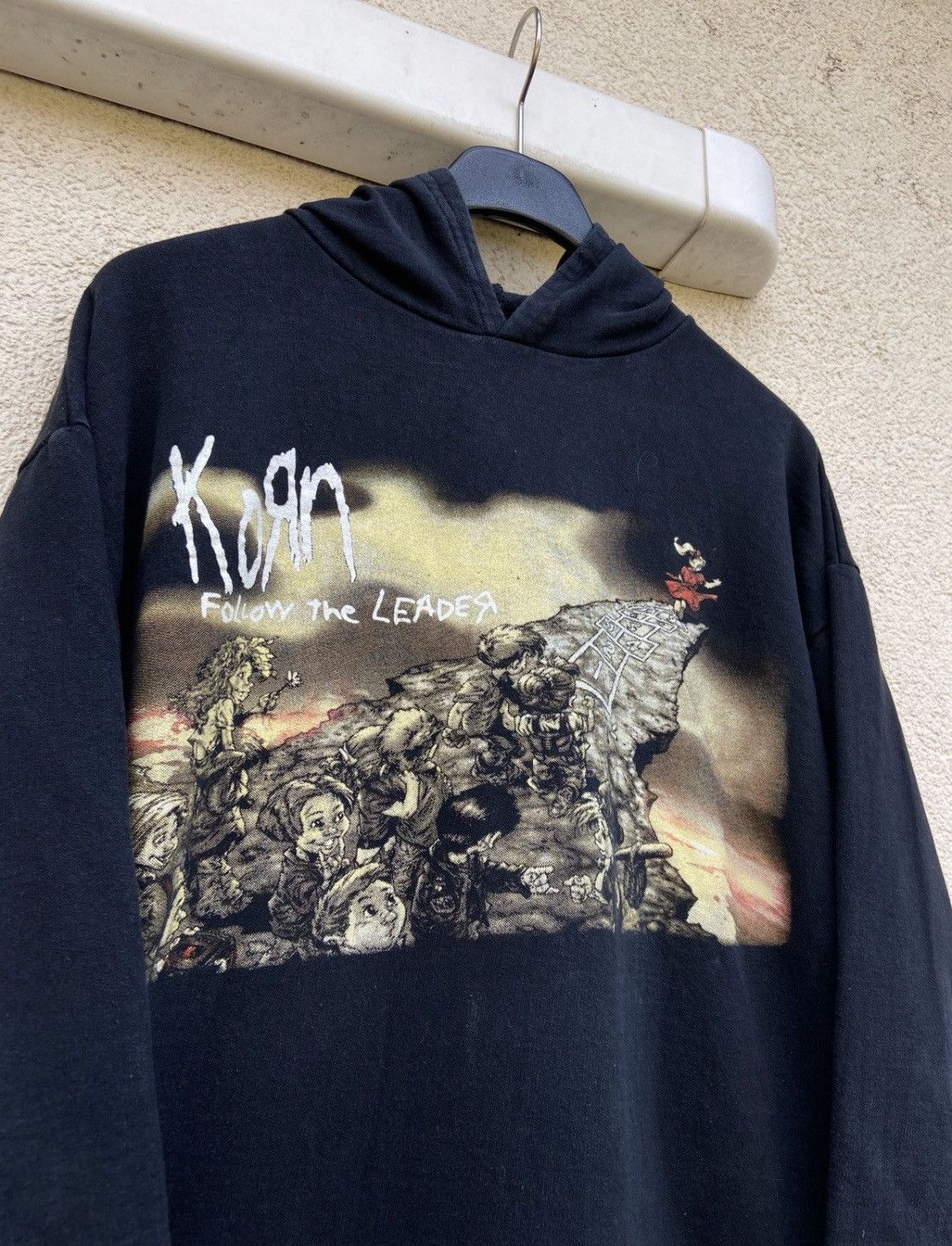 Band Tees Vintage Korn Follow The Leader Hoodie metal rock rare opium Size US L / EU 52-54 / 3 - 2 Thumbnail