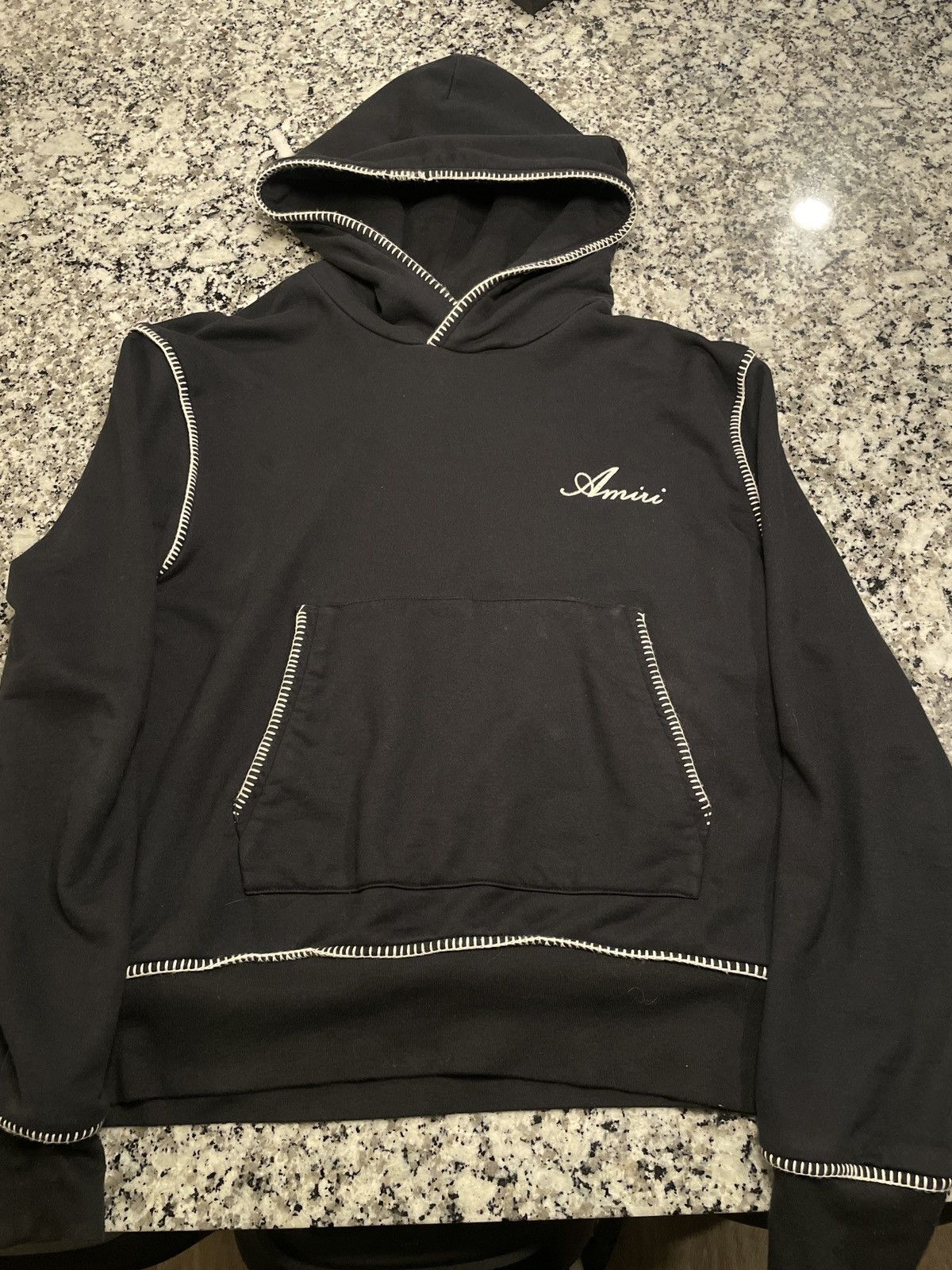 Amiri Amiri Stitch Hoodie Size US L / EU 52-54 / 3 - 1 Thumbnail