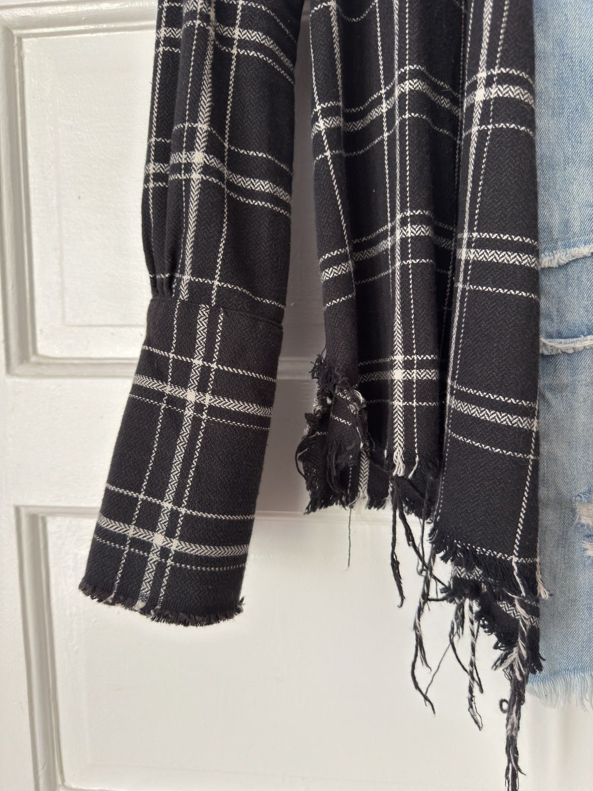 Greg Lauren Black Kimono Flannel Size US XL / EU 56 / 4 - 4 Thumbnail