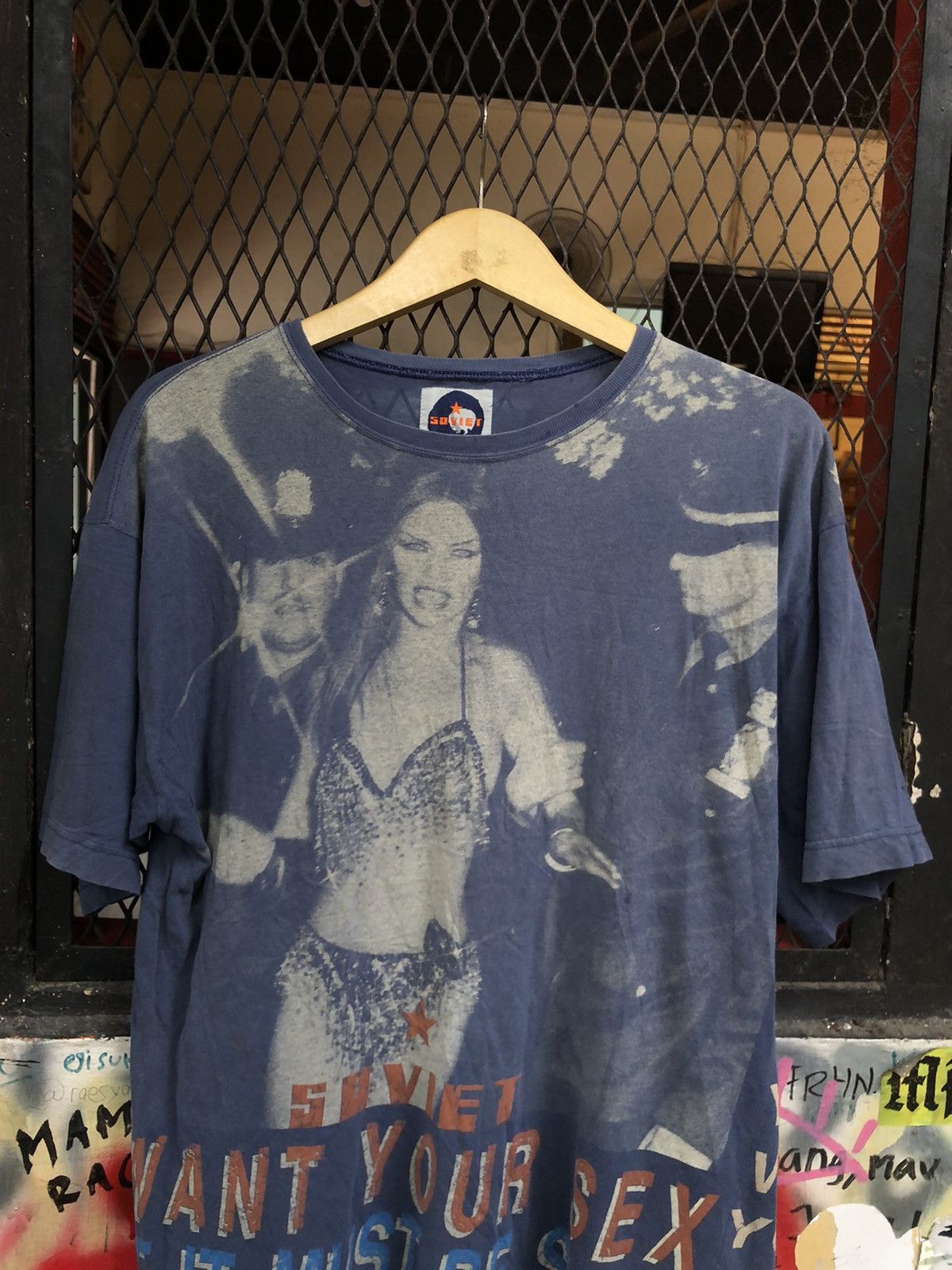 Hysteric Glamour × Japanese Brand × Le Grande Bleu (L.G.B.) SOVIET BY WALTER DE VIRGILIIS SHIRT AOP Size US M / EU 48-50 / 2 - 2 Thumbnail
