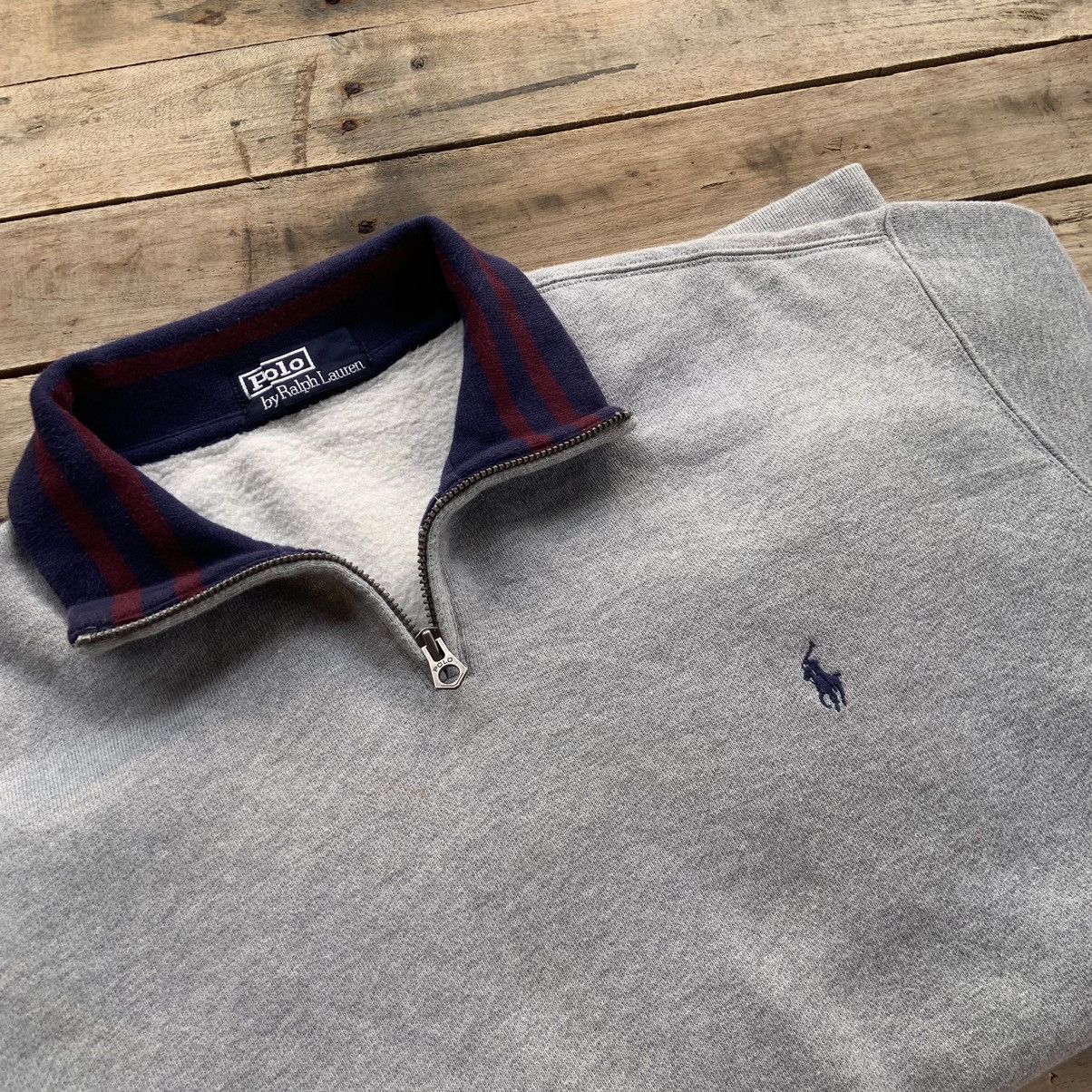 Polo Ralph Lauren Vintage Polo Ralph Lauren Sweatshirt HalfZipper Size US S / EU 44-46 / 1 - 9 Thumbnail